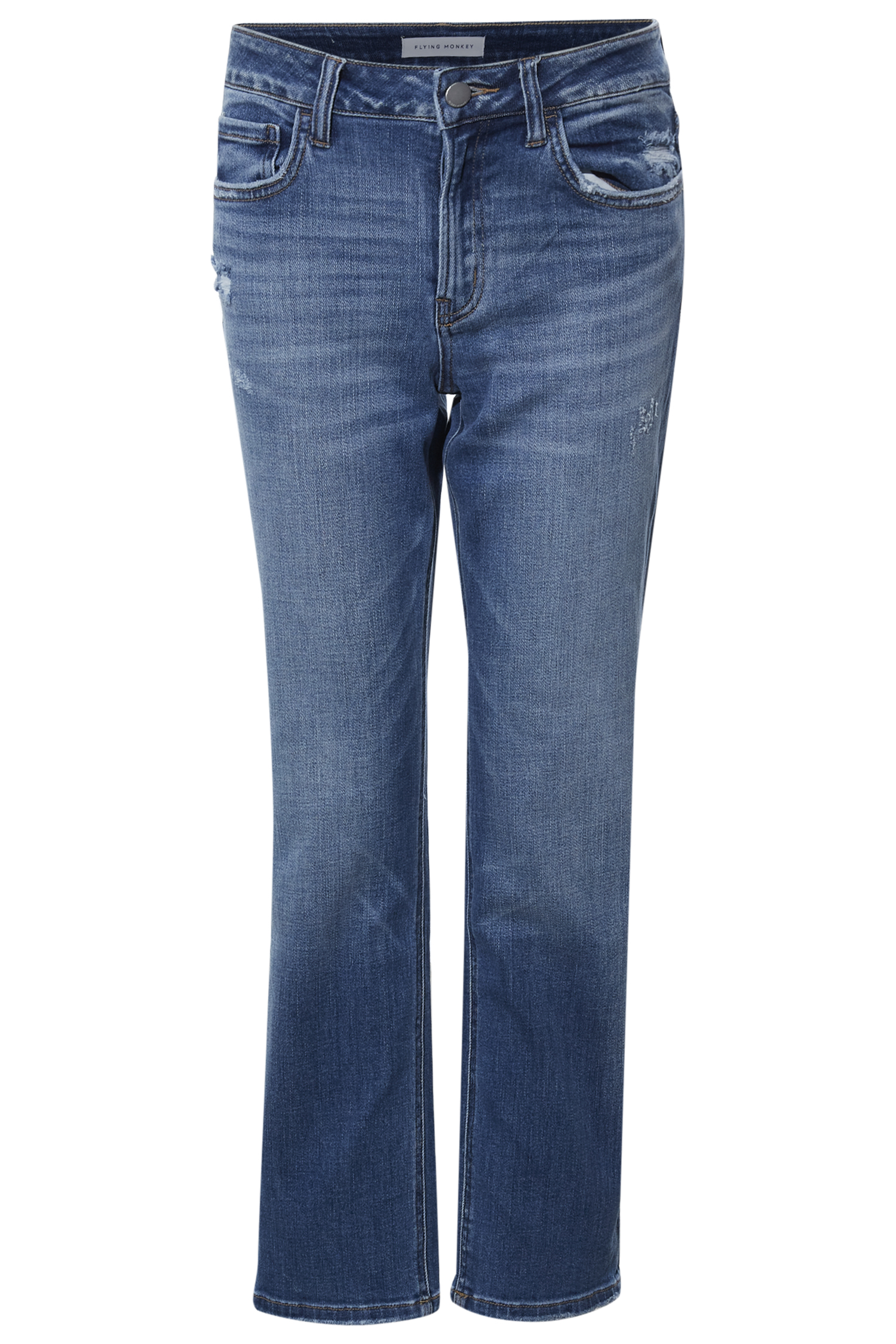 Mid Rise Straight Jean