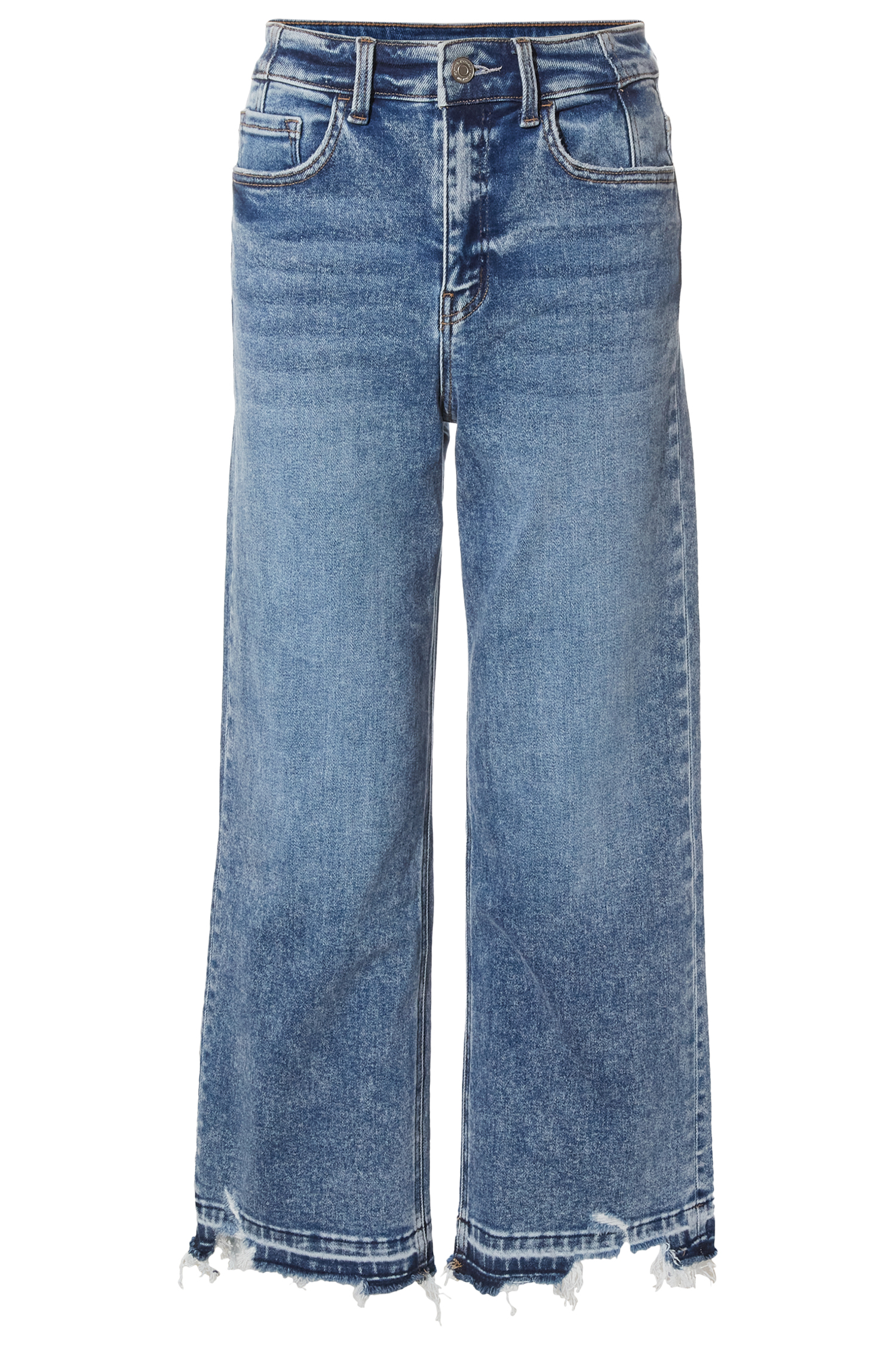 High Rise Crop Wide Leg Jean