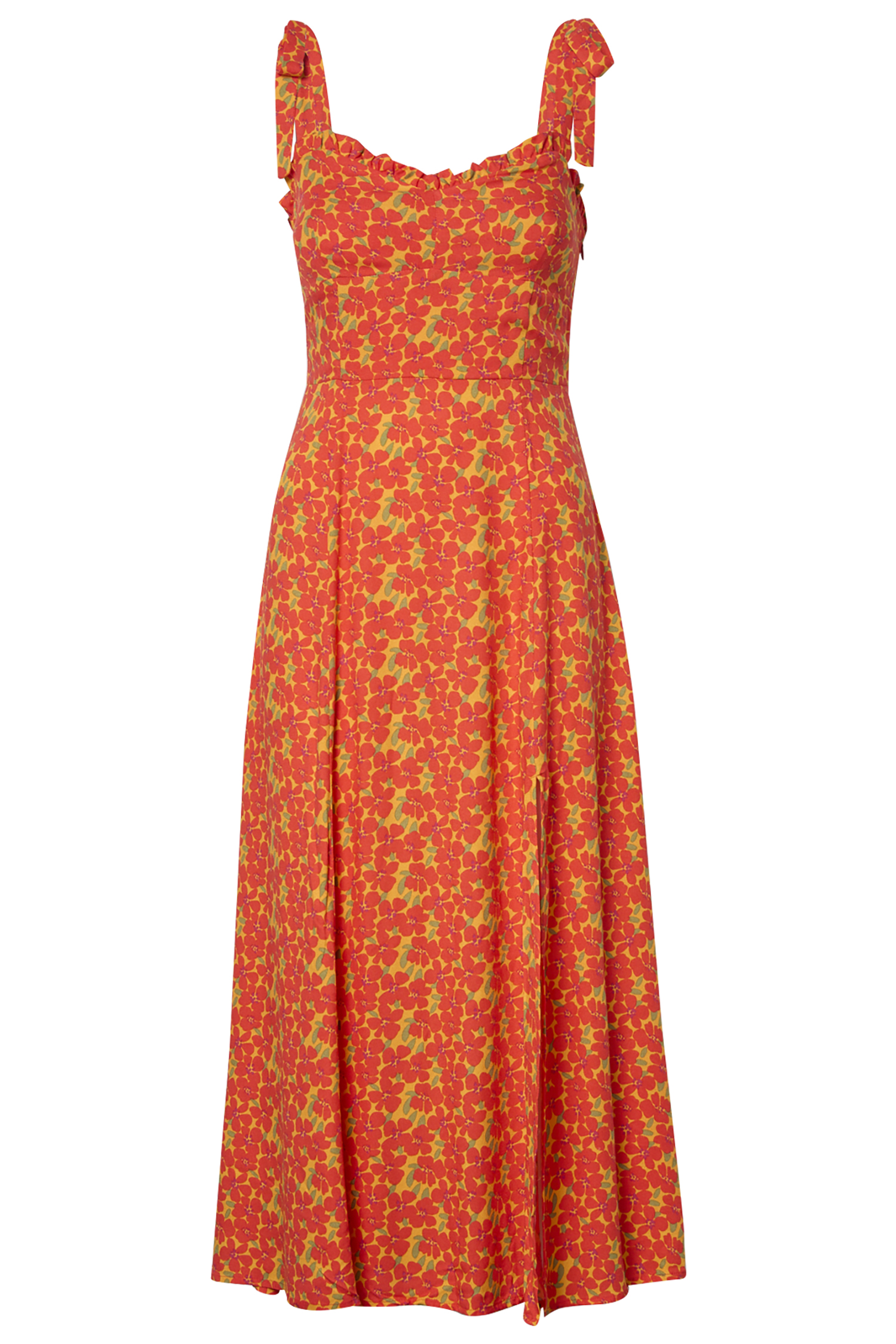 Midi Dress with Slit
