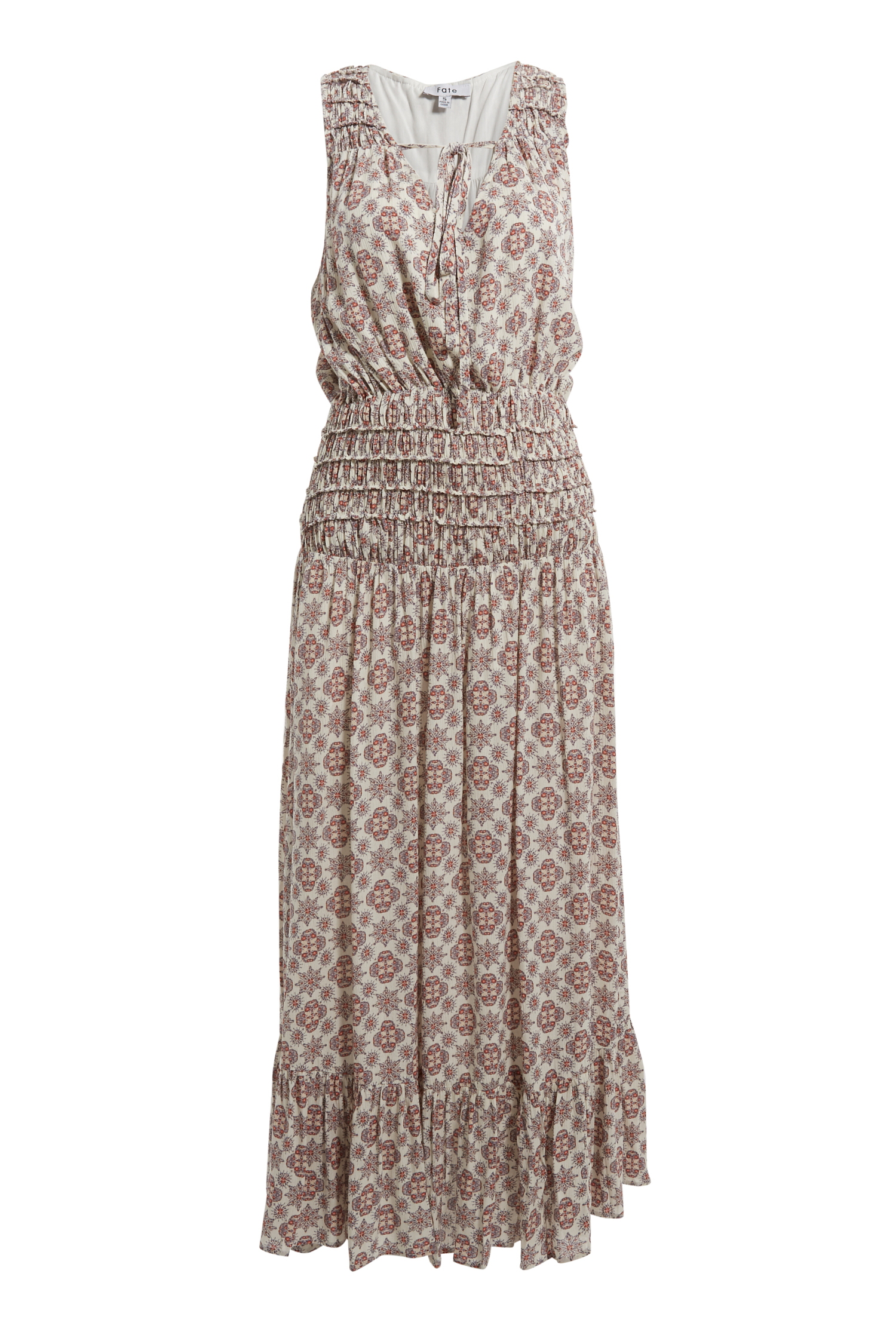 Shirred Maxi Dress