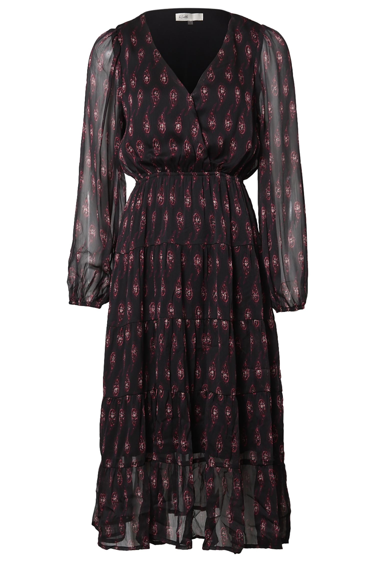 Paisley Print Midi Dress