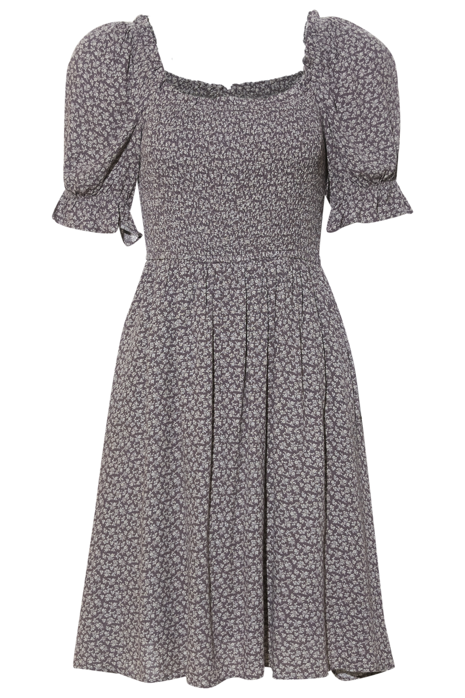 Floral Smocked Mini Dress
