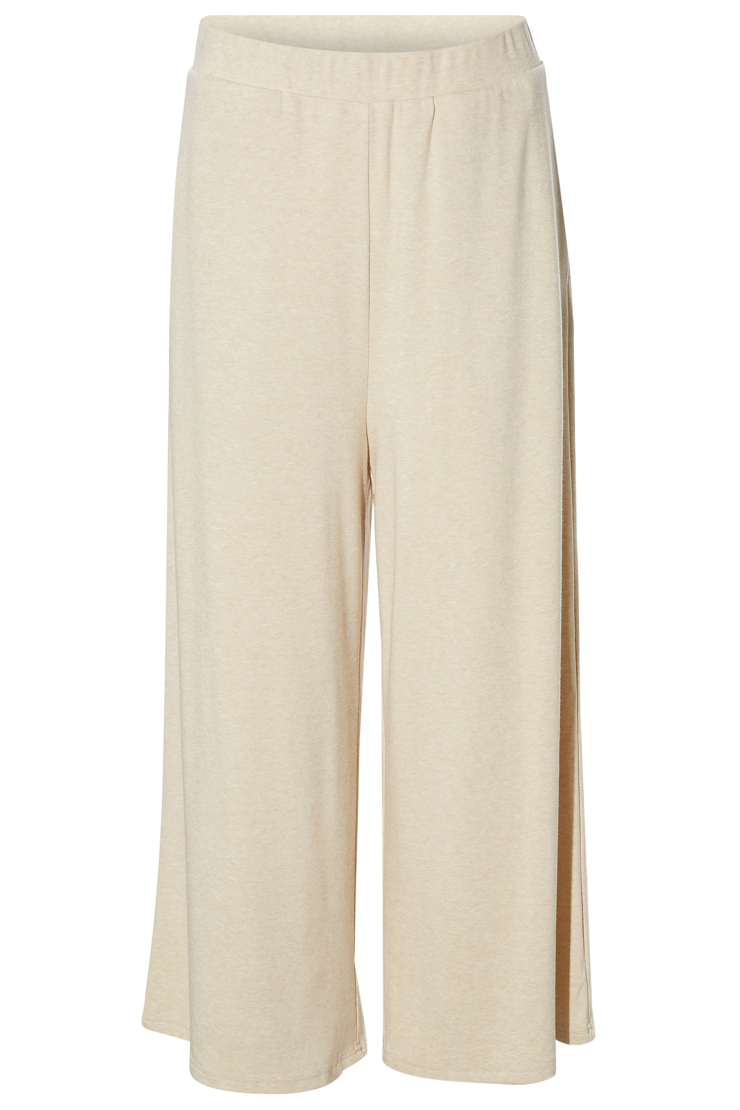 Pull On Cropped Wide Leg Pant