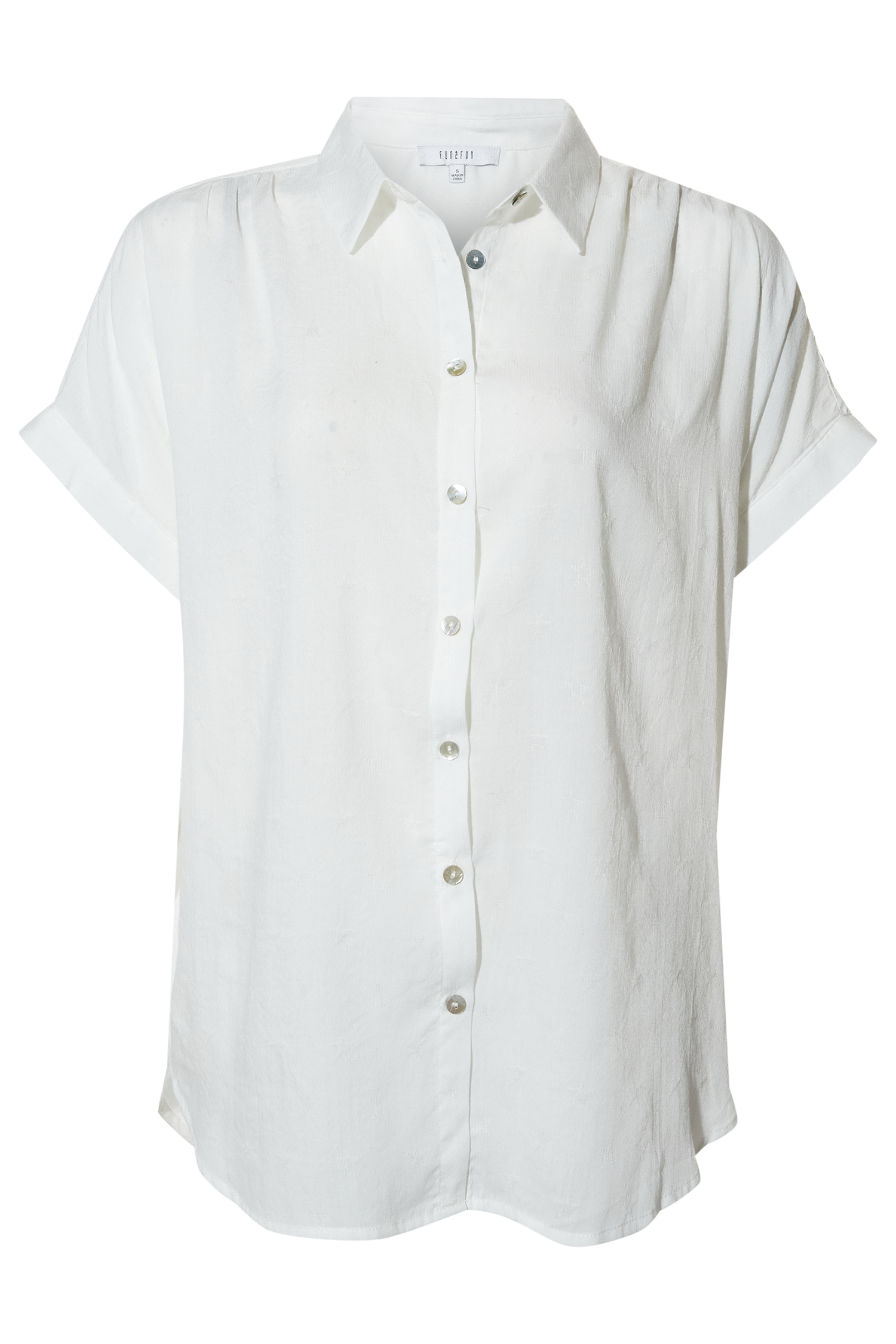 Star Embroidered Button Up
