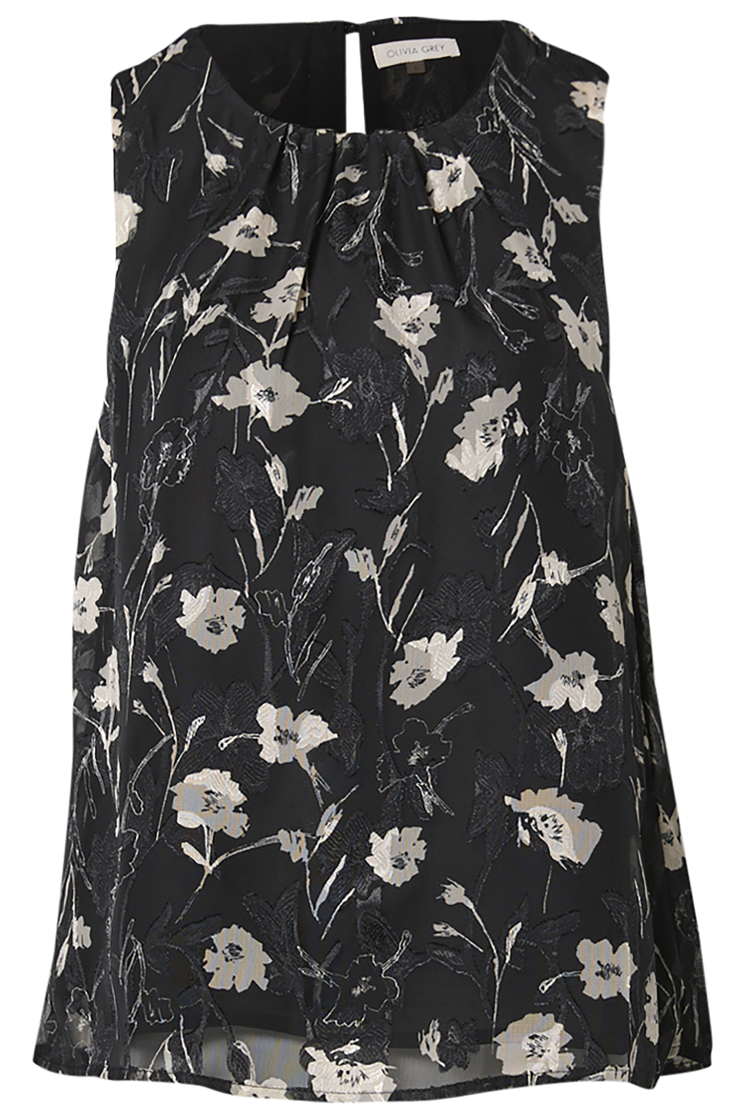 Sleeveless Floral Top