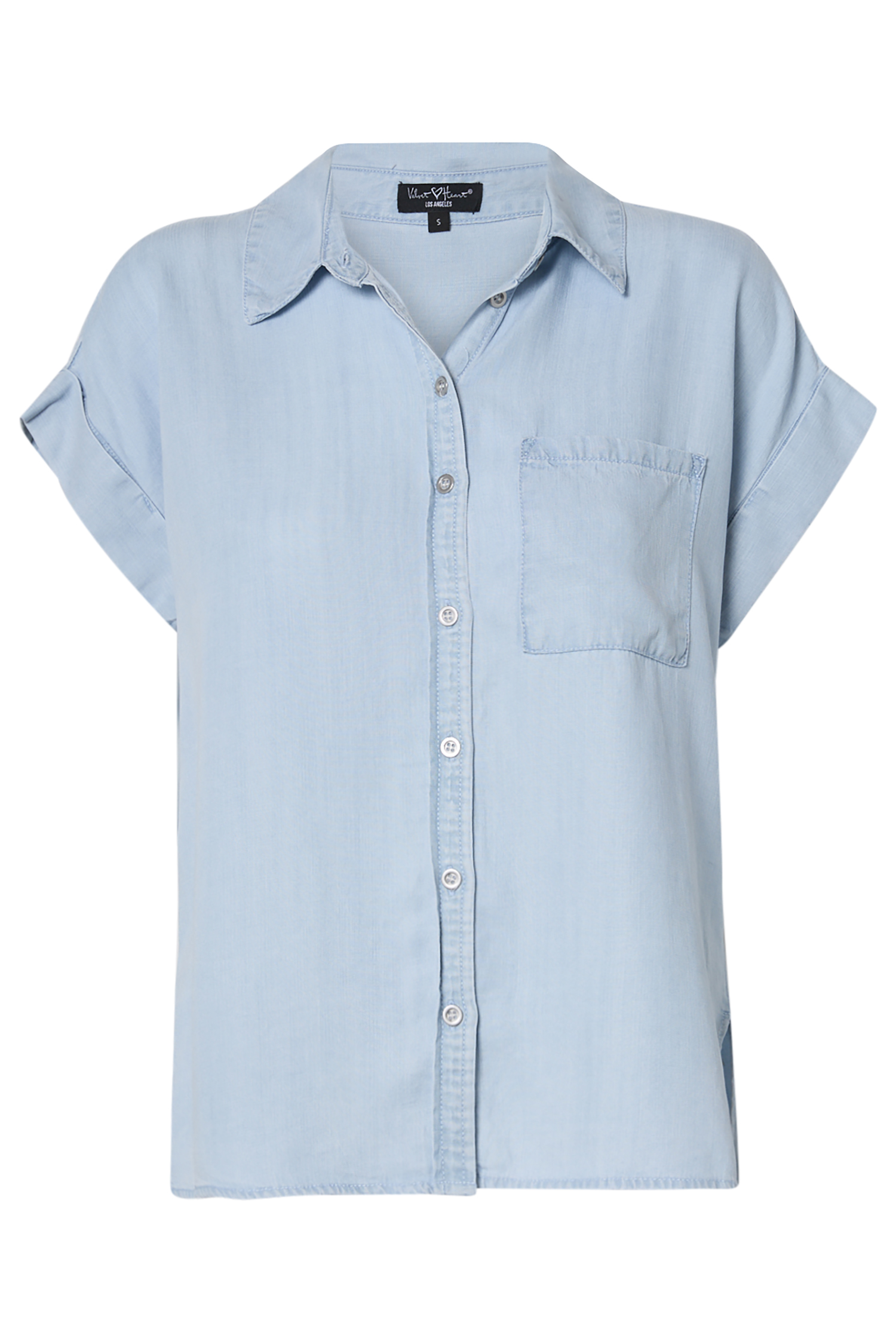Velvet Heart Front Button Shirt