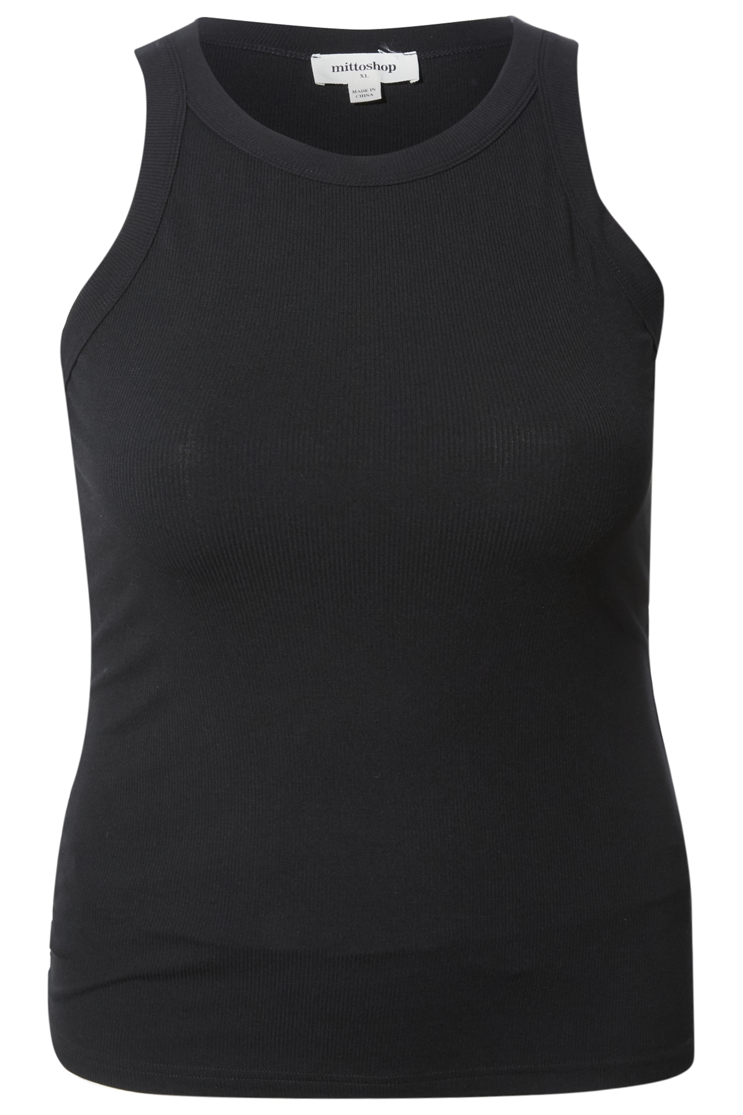 Ribbed Round Neck Tank