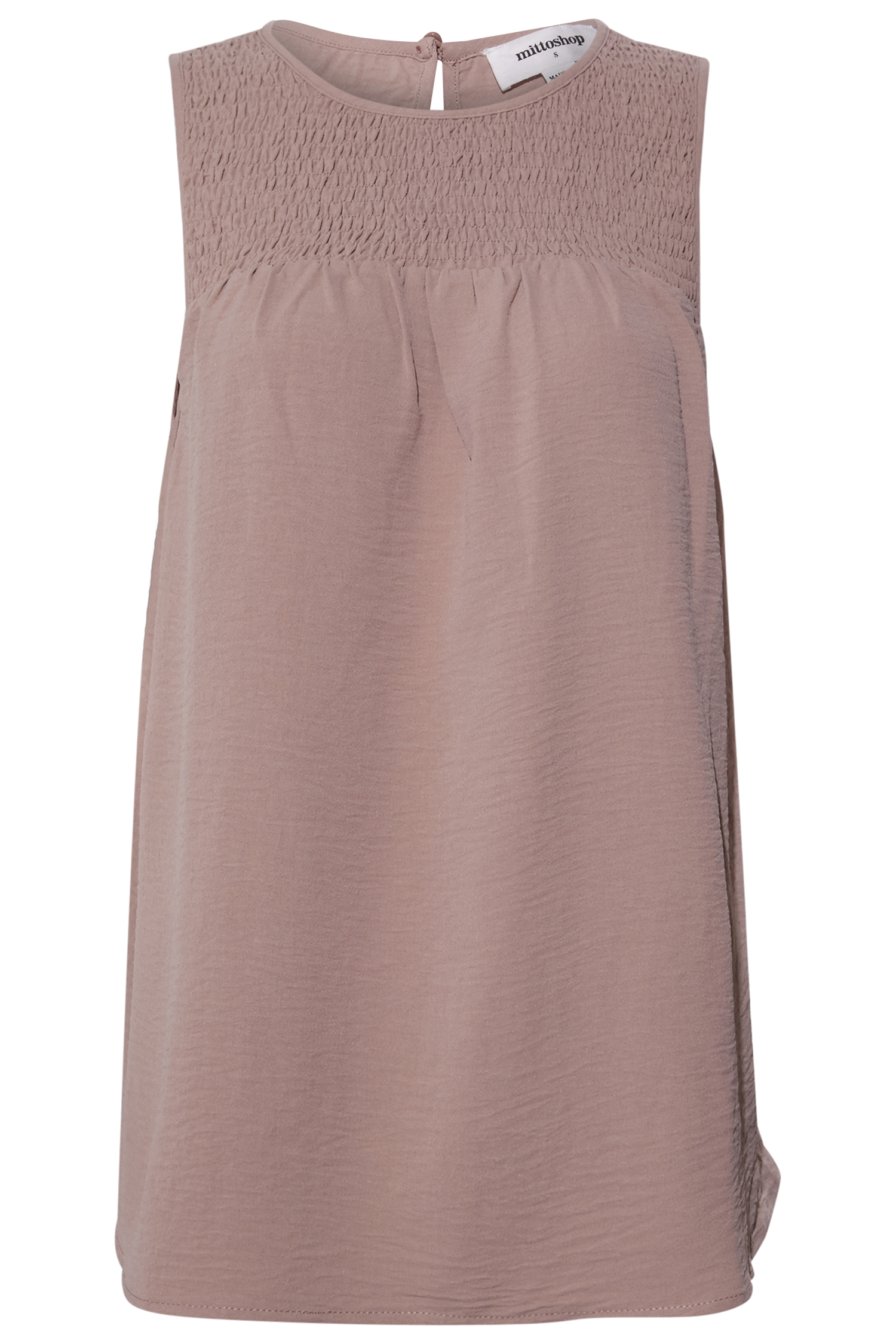 Smocked Sleeveless Top