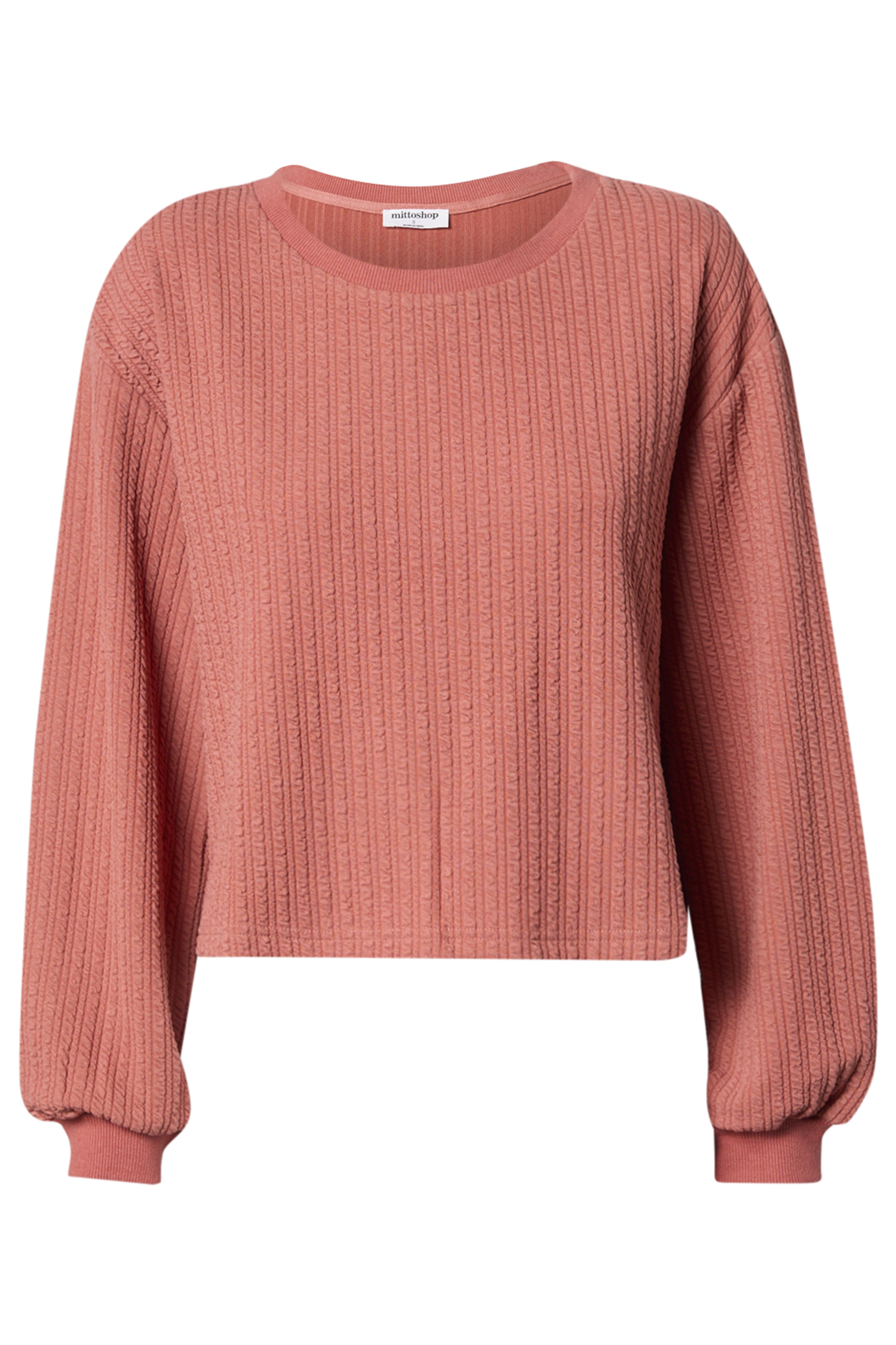 Textured Crop Sweater
