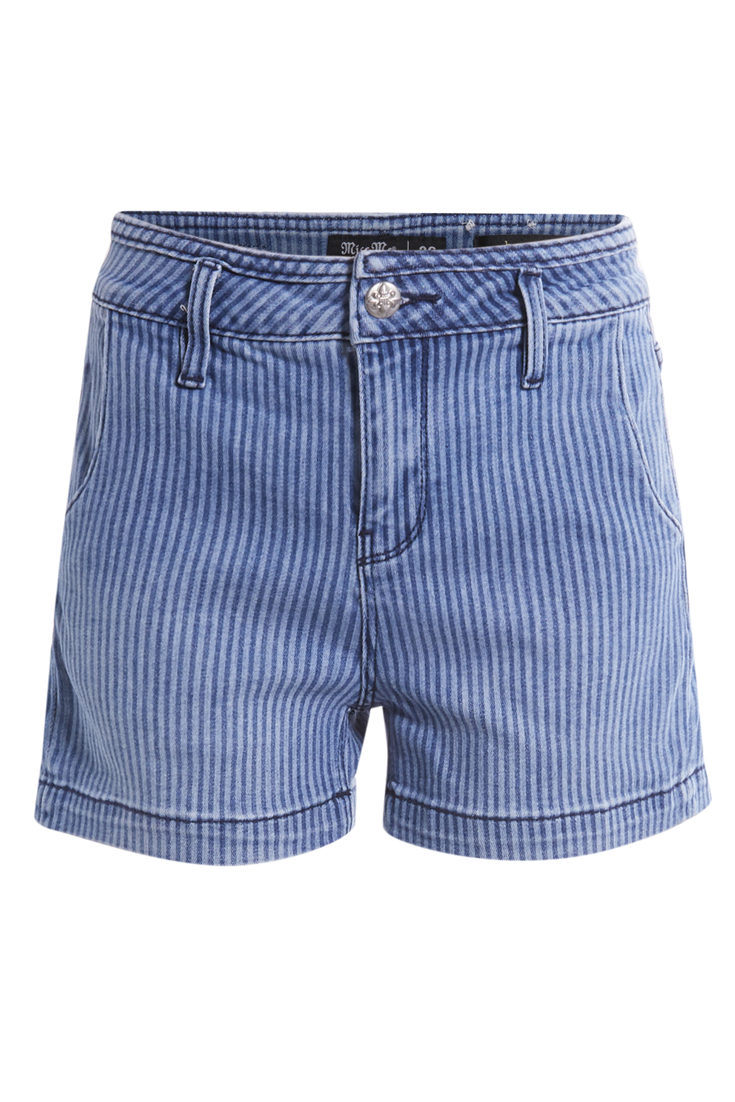 High Rise Striped Short
