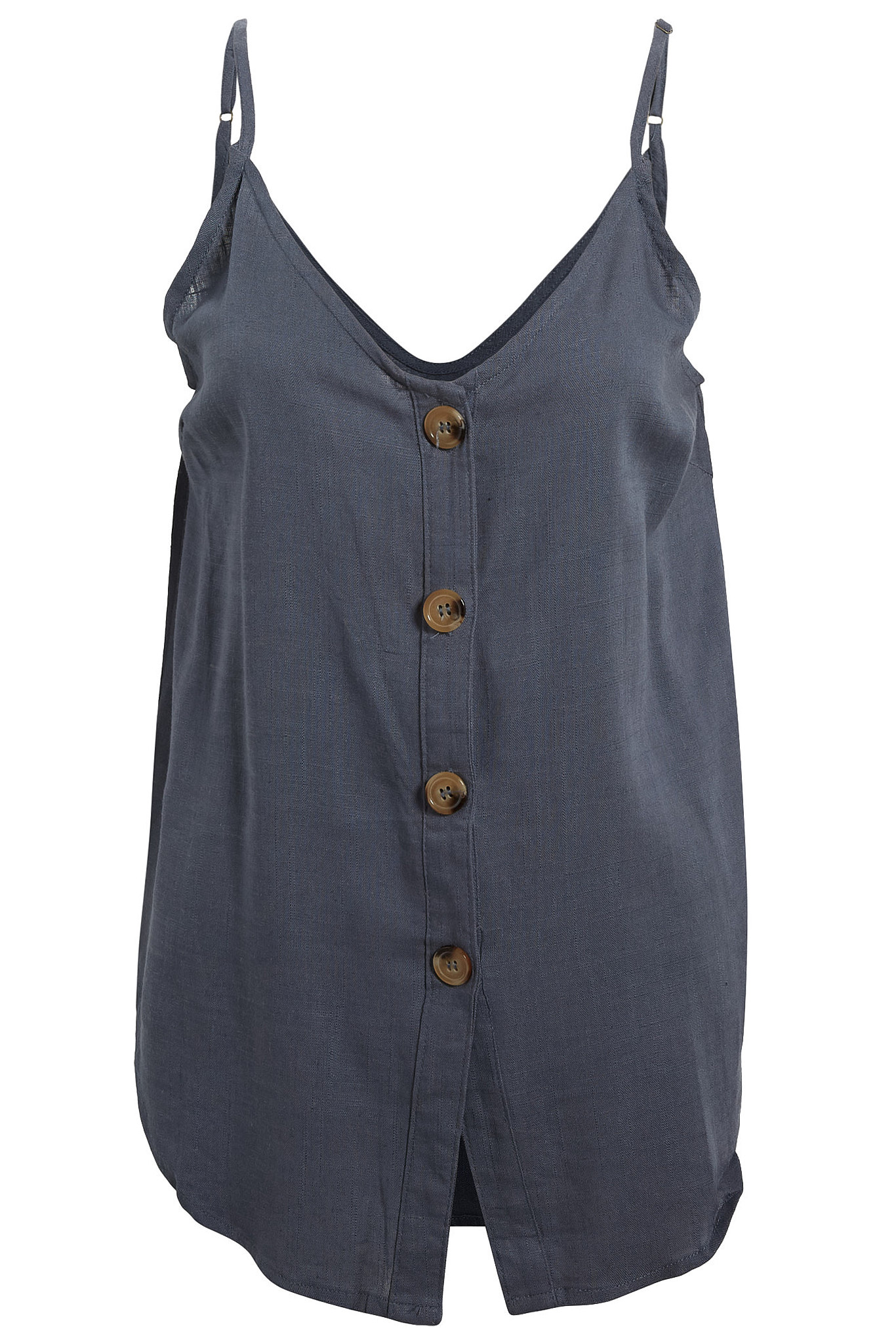 Button Front Tank