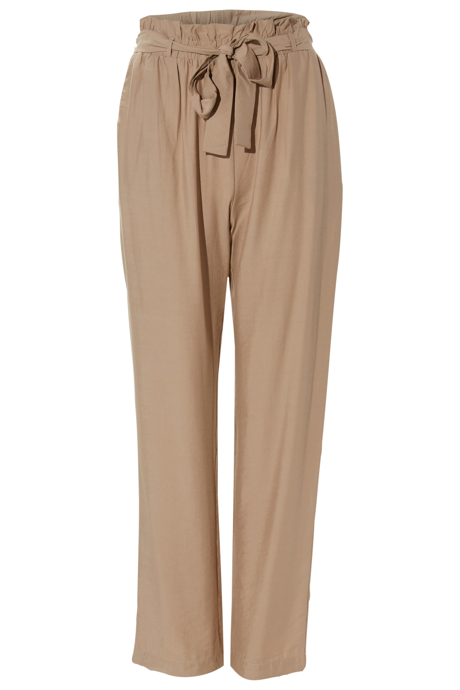 High Rise Tie Belt Pants