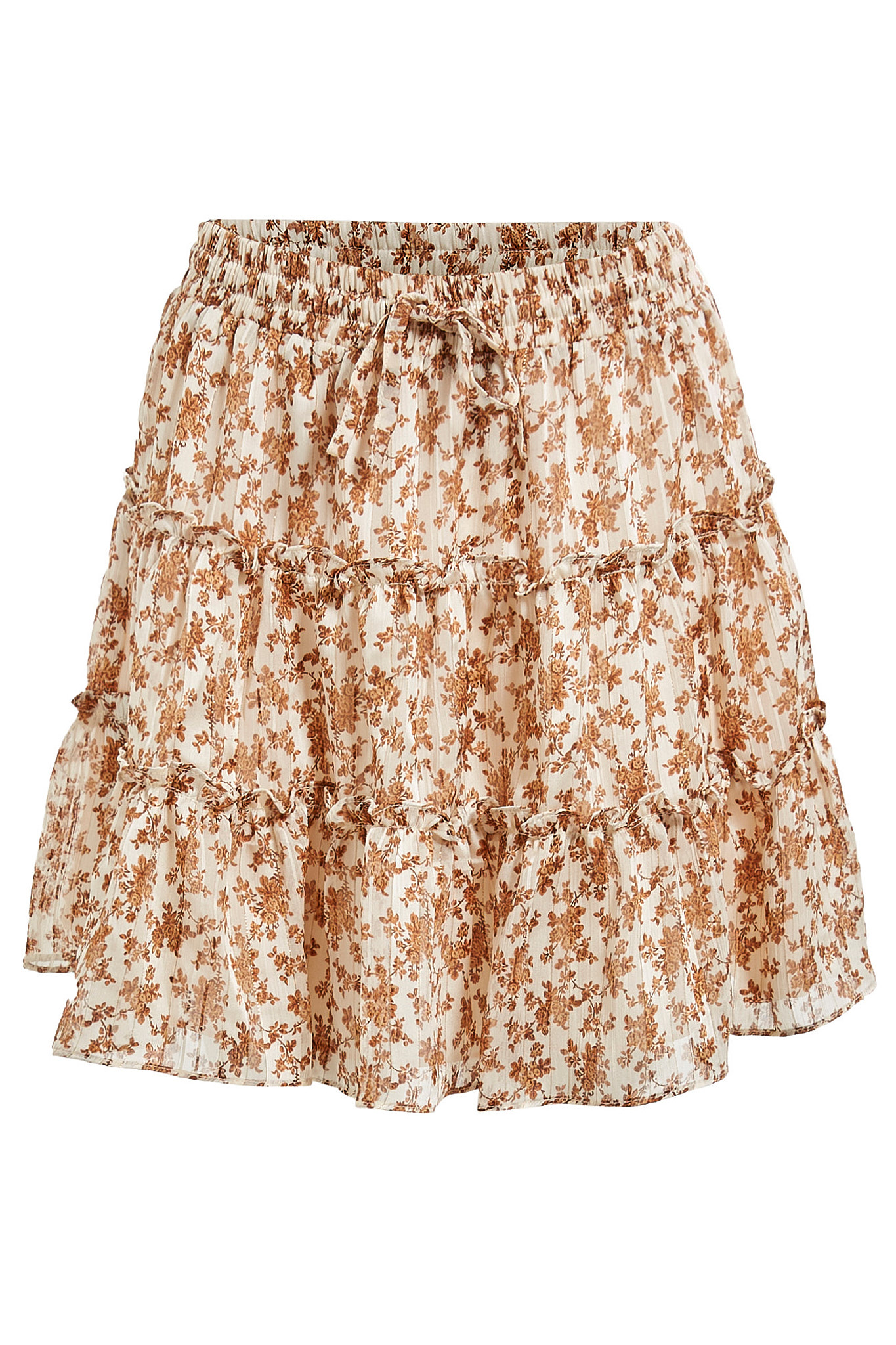 Floral Tiered Skirt