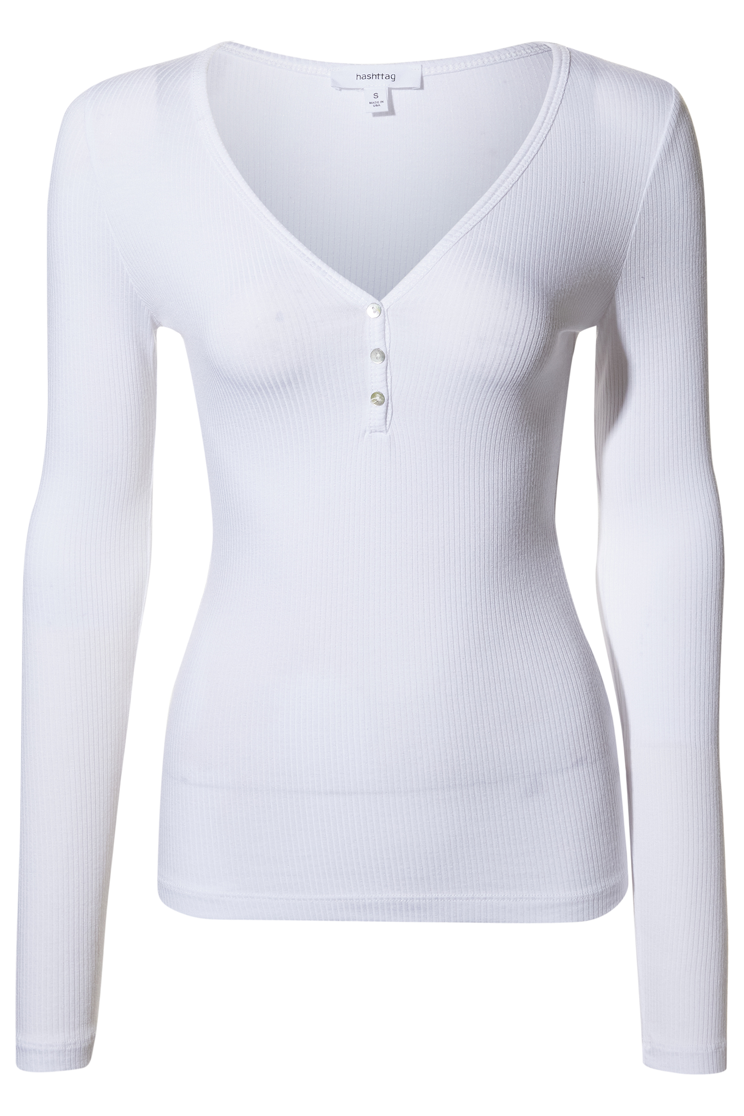 Long Sleeve Ribbed Top