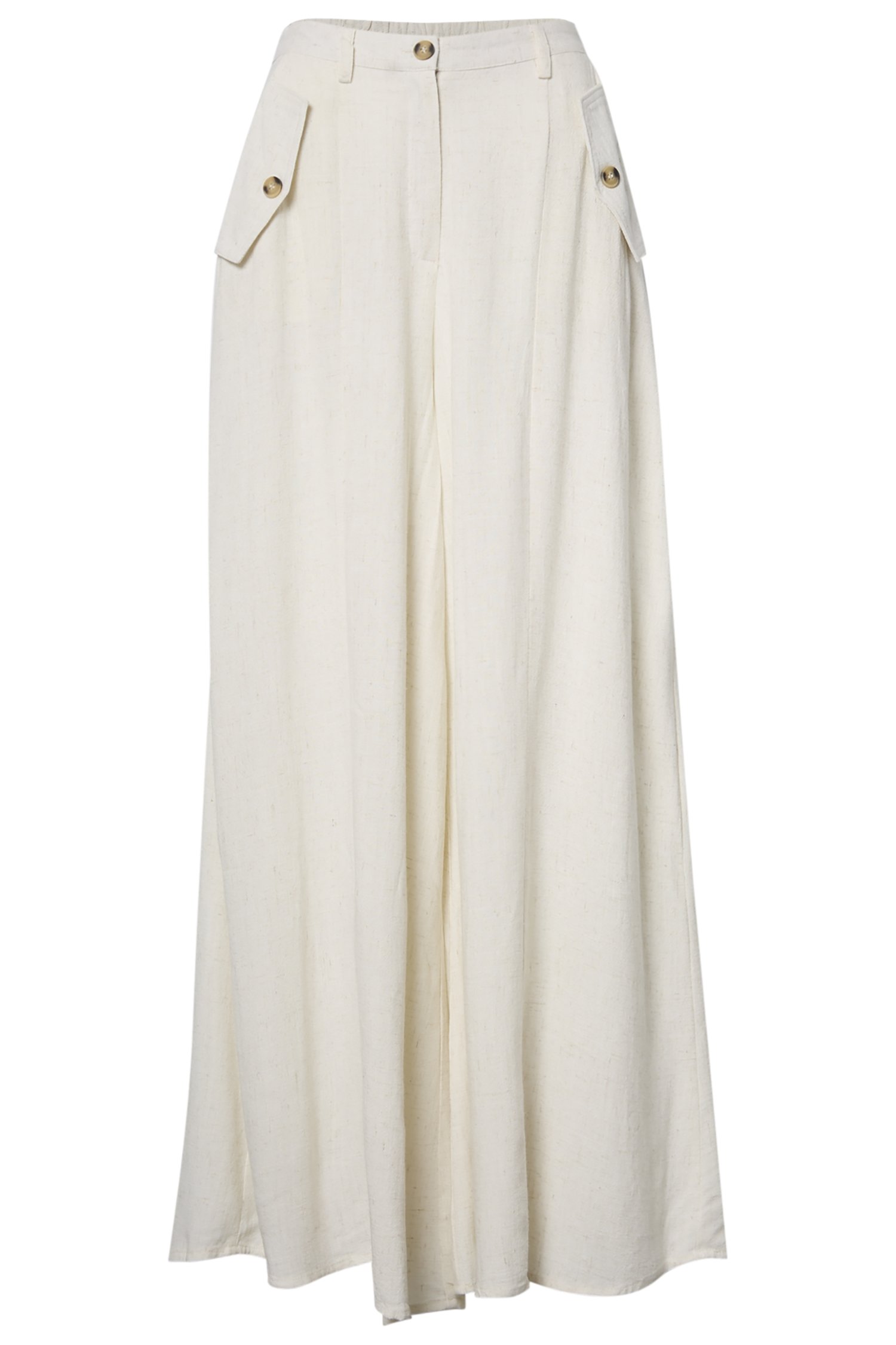Wide Leg Elastic Back Pant