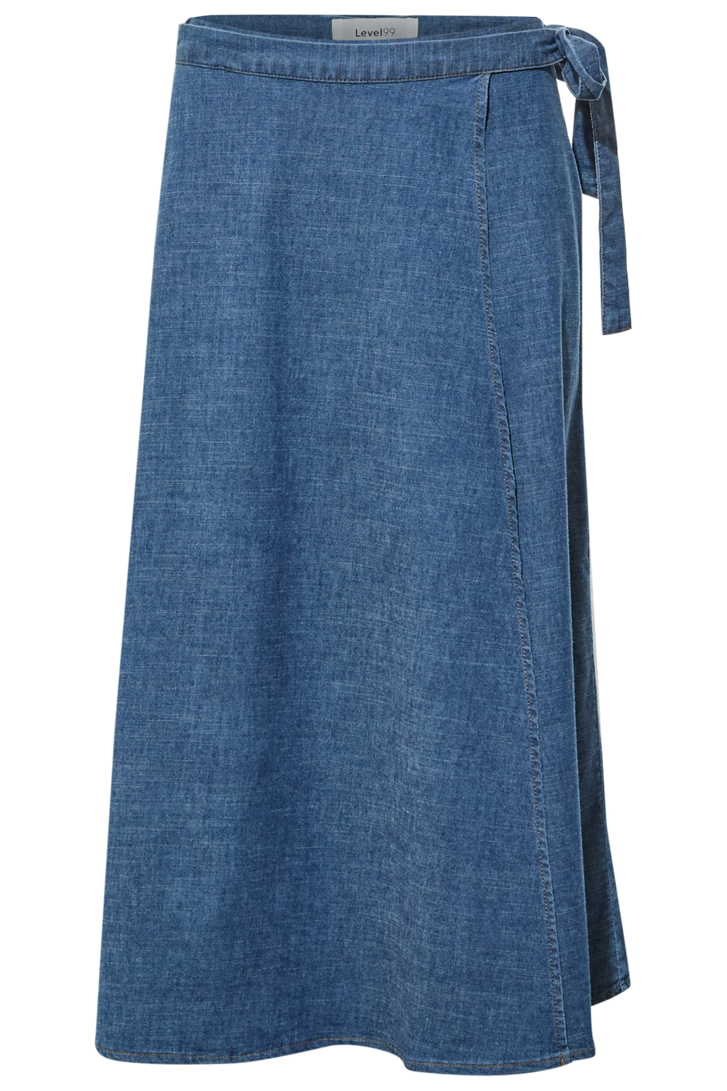 Level 99 Denim Wrap Skirt