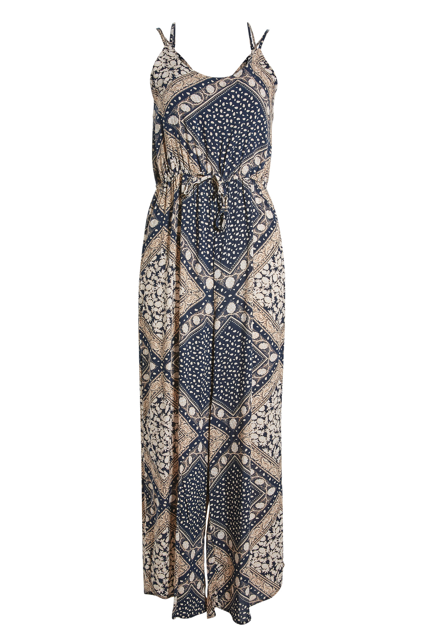 Crisscross Wide Strap Active Jumpsuit