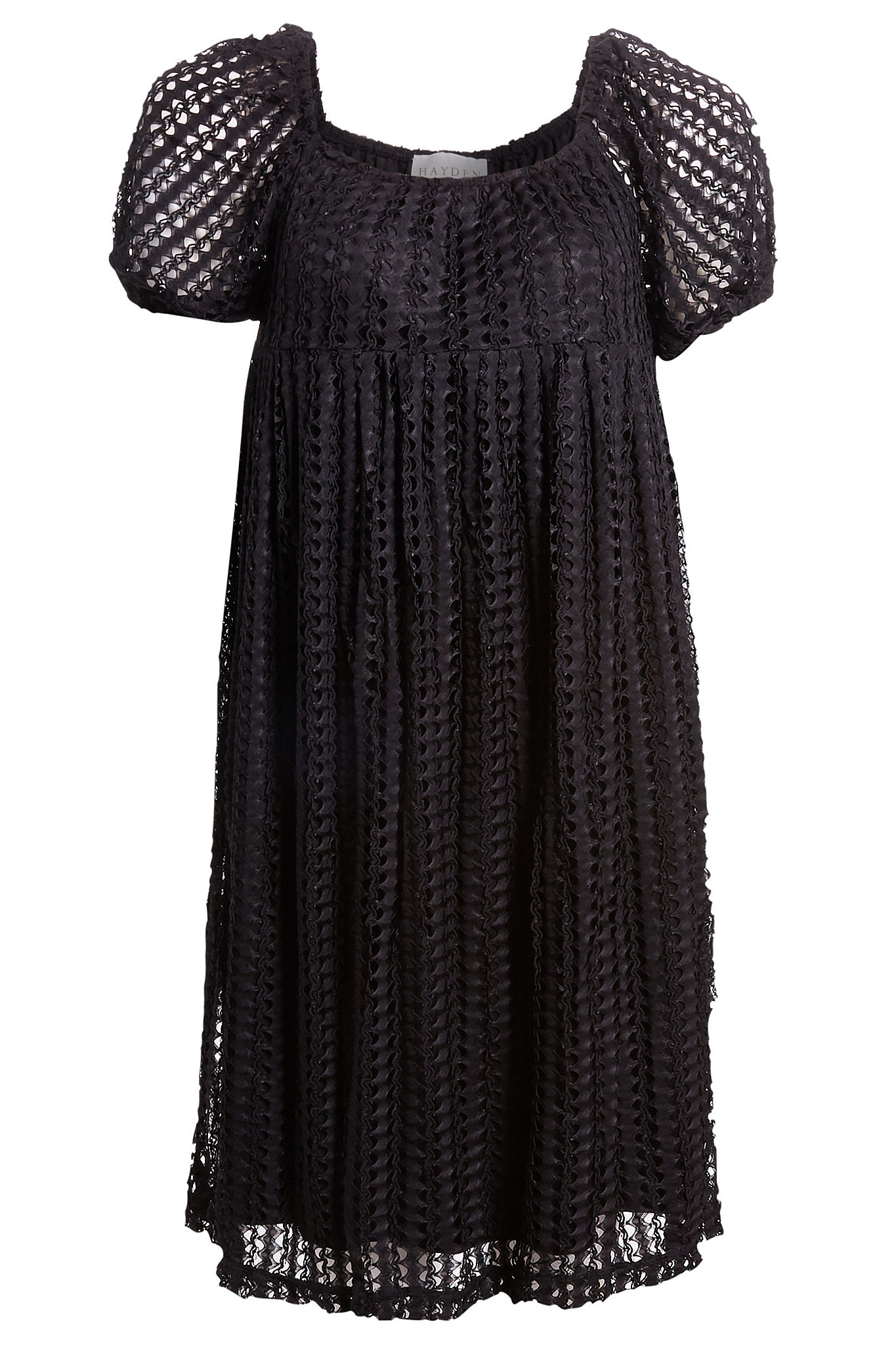 Mesh Square Neck Dress