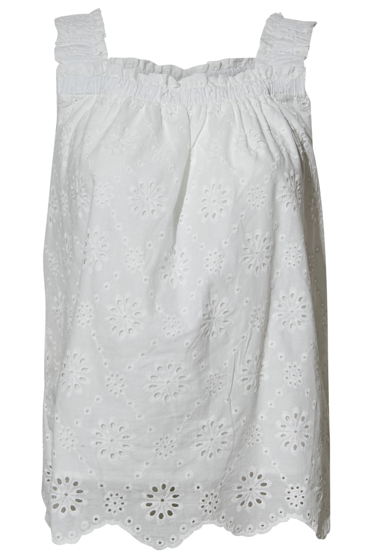 Floral Eyelet Lace Tank