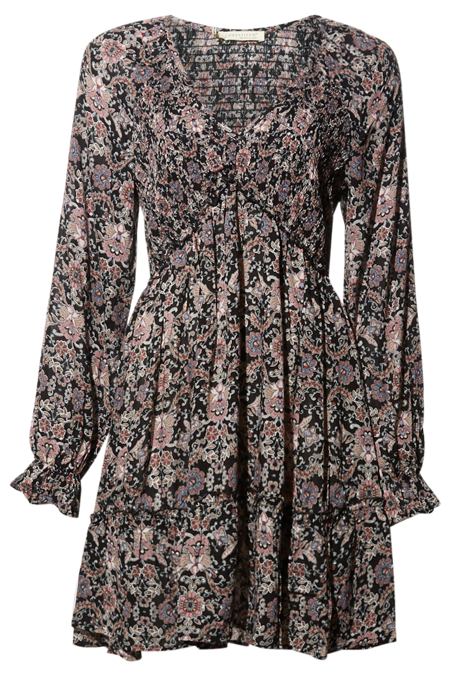 Paisley Floral Smocked Tunic