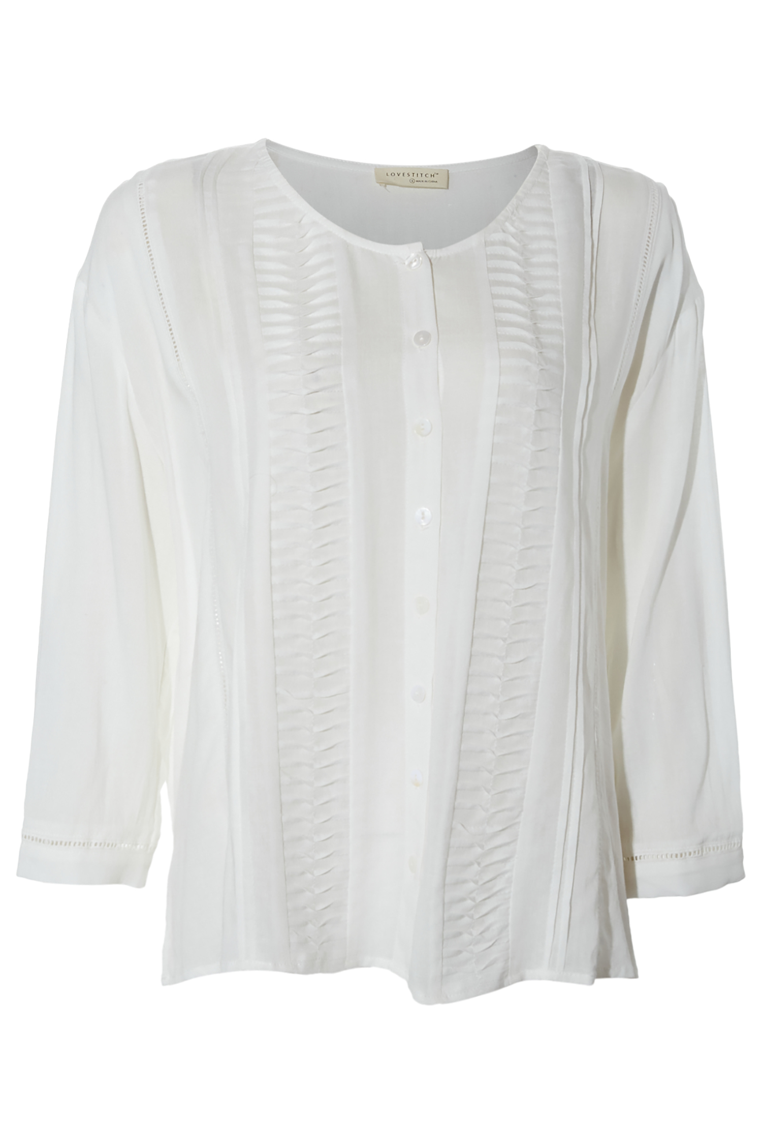 Button Down Pleated Down