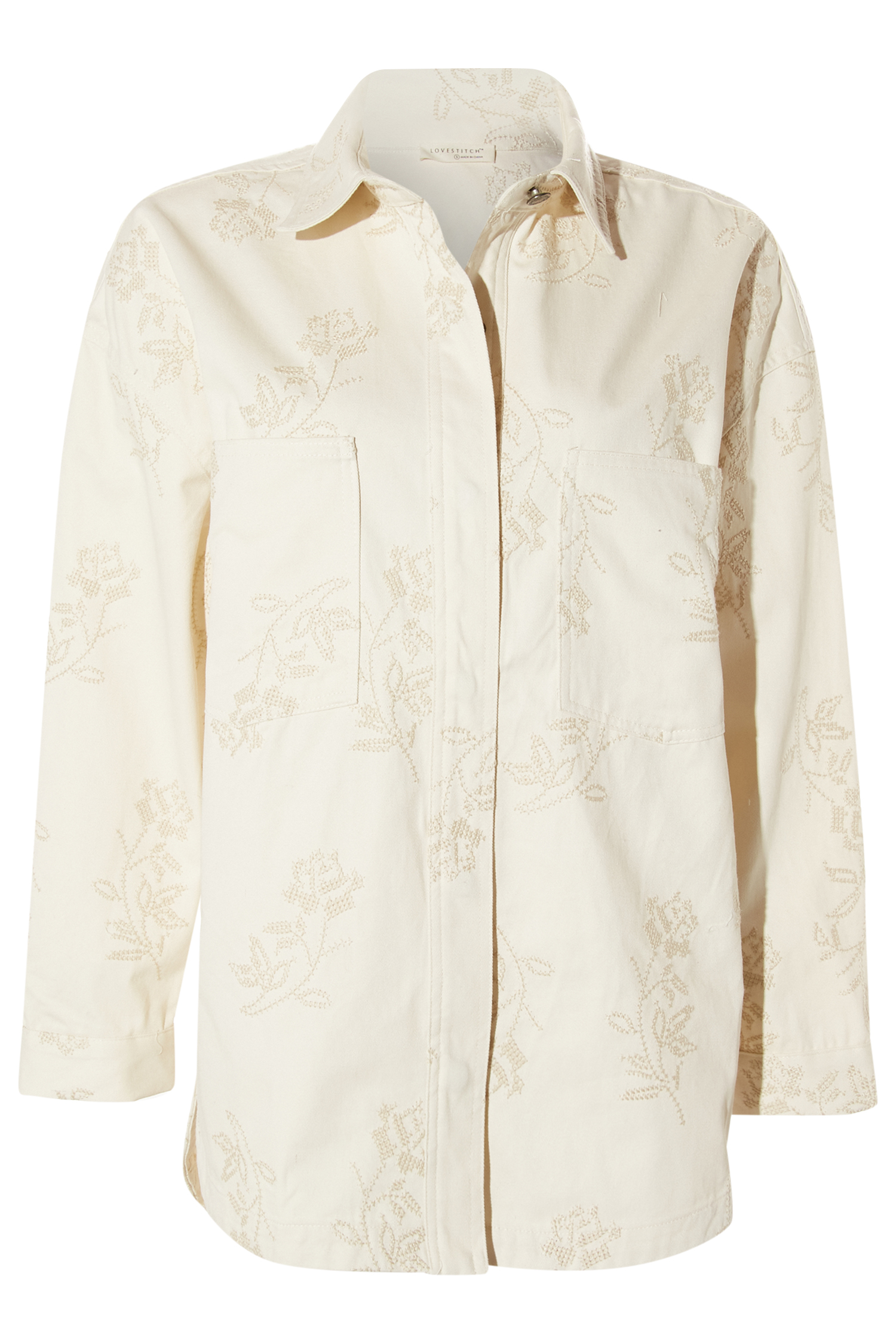 Embroidered Shacket