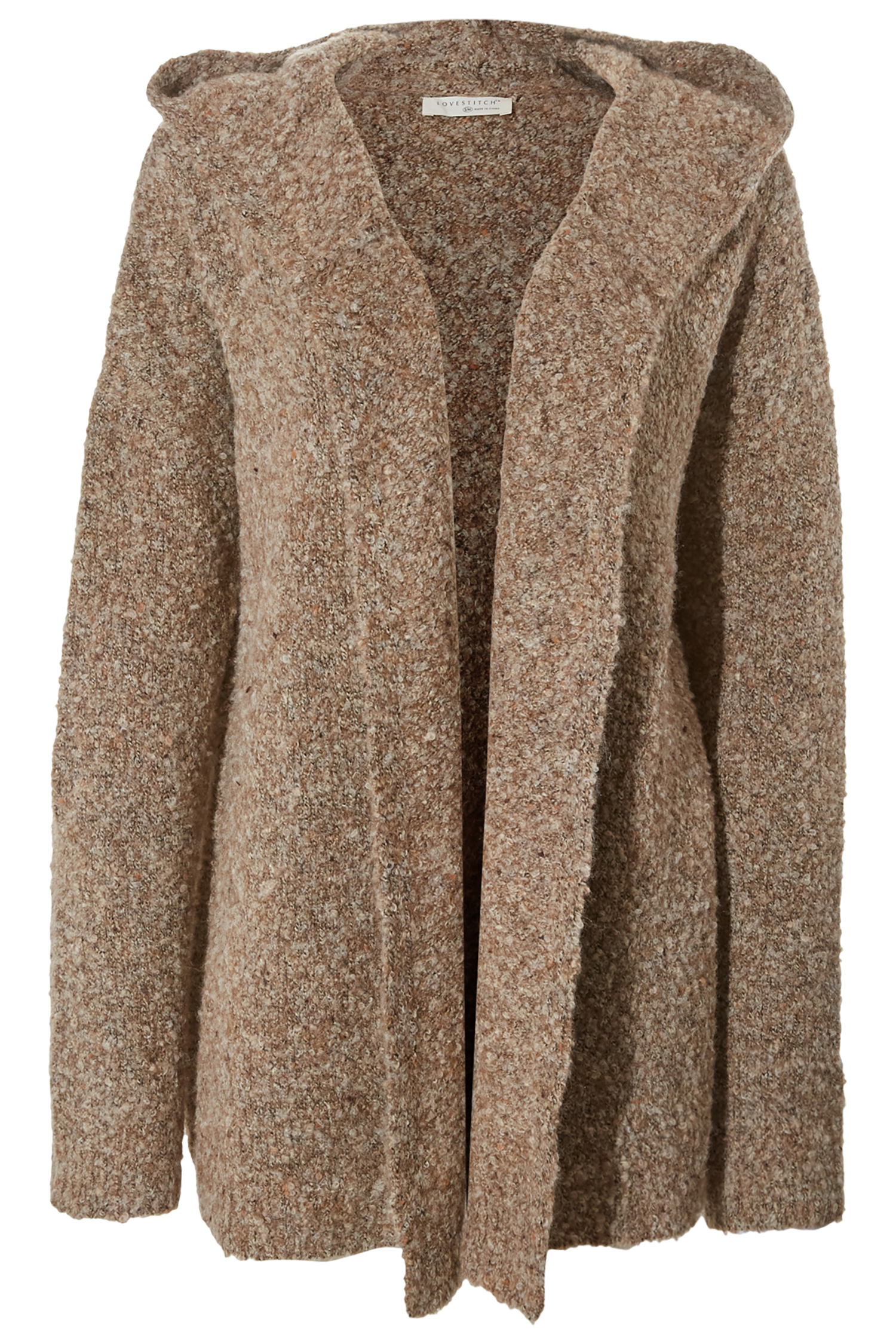 Long Sleeve Hooded Cardigan