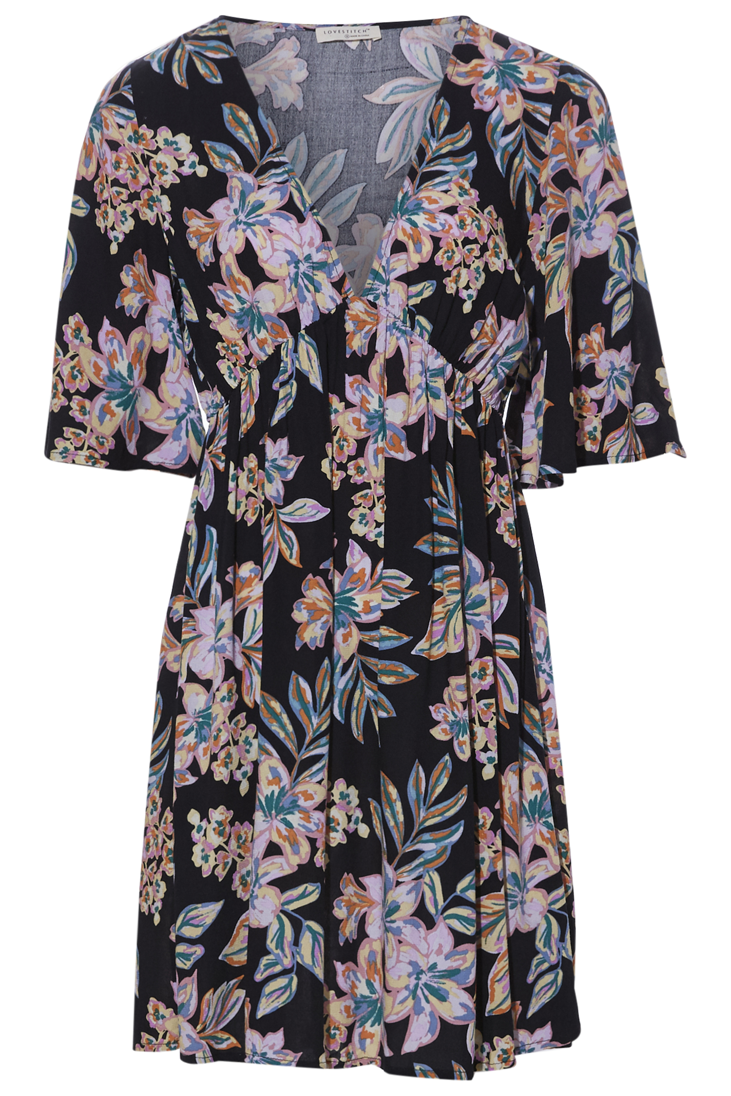 Flutter Sleeve Mini Dress