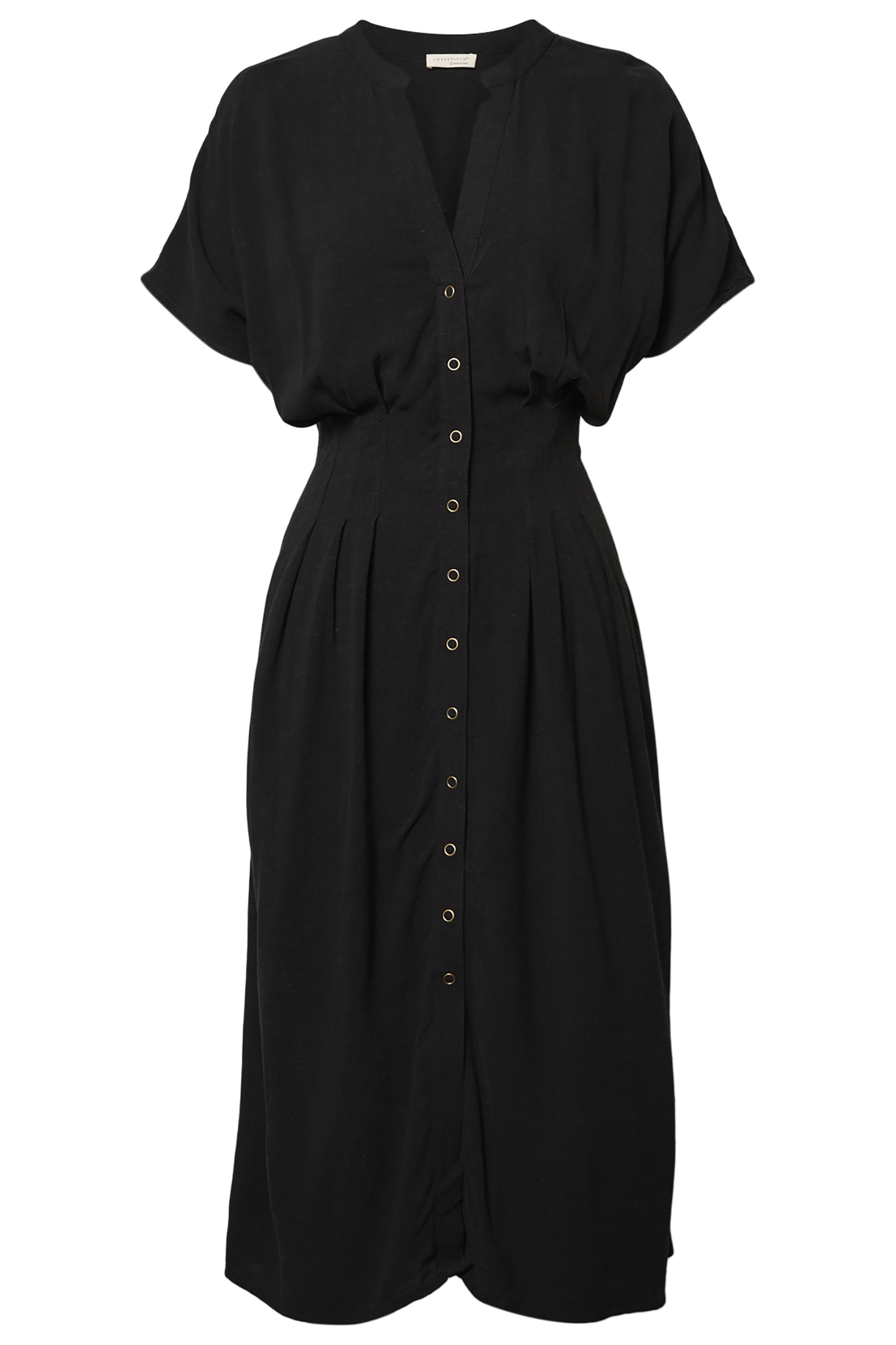 Button Front Maxi Dress