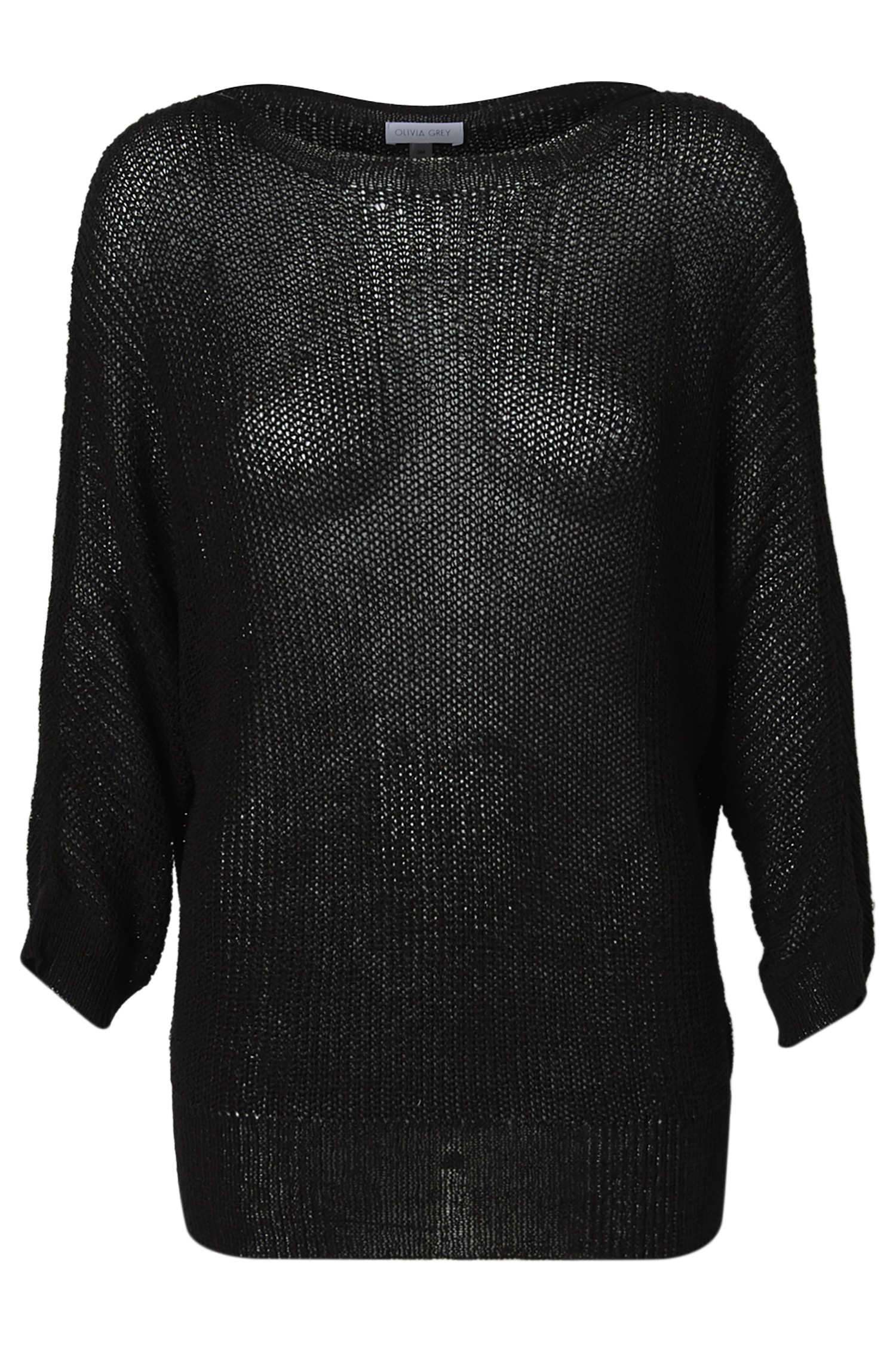 Loose Knit Dolman Sleeve Top