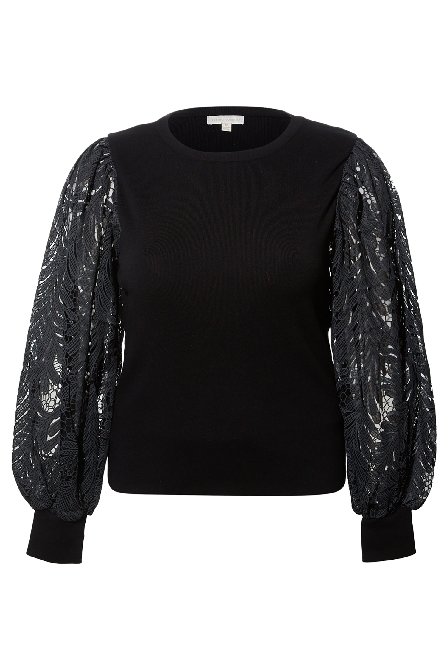 Contrast Sleeve Top