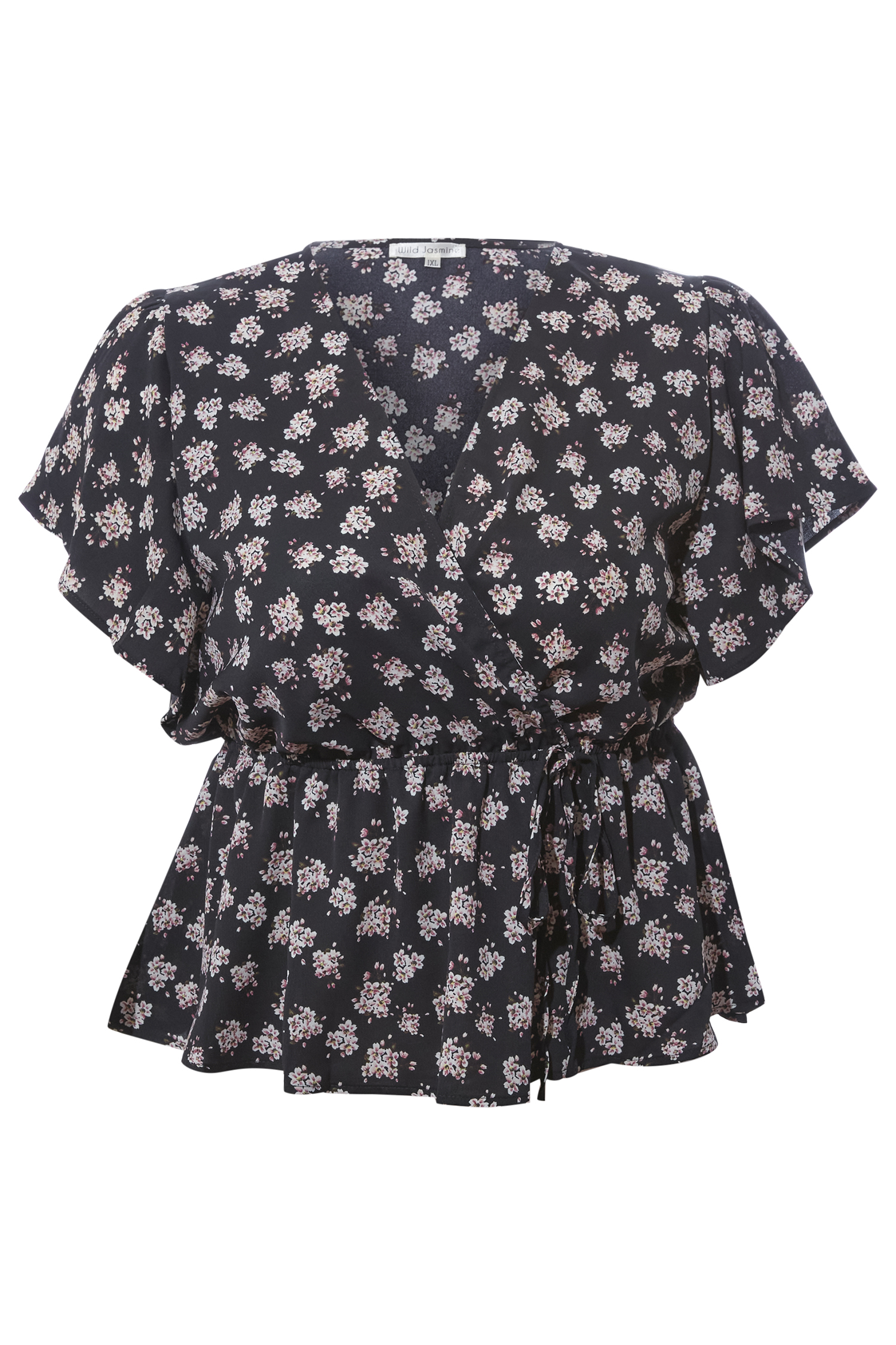Peplum Print Top