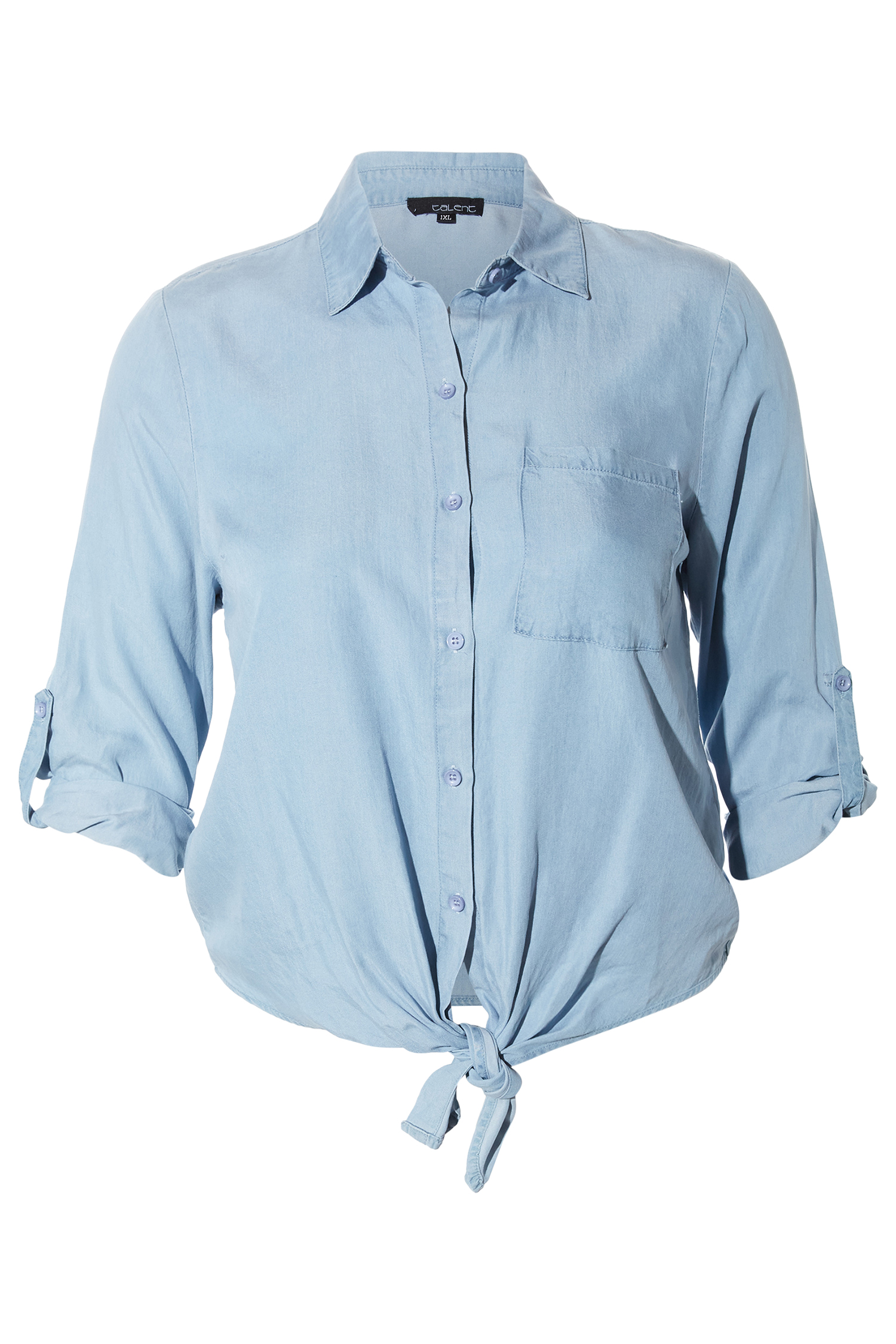 Tie Front Button Up