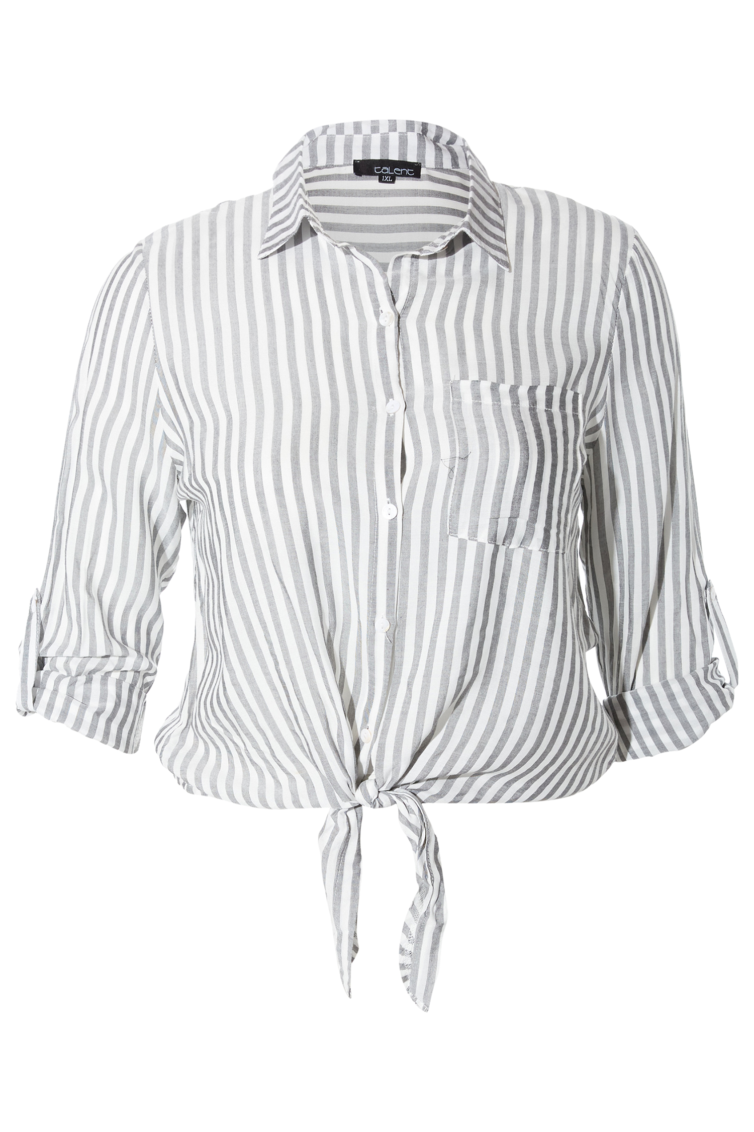 Tie Front Button Up
