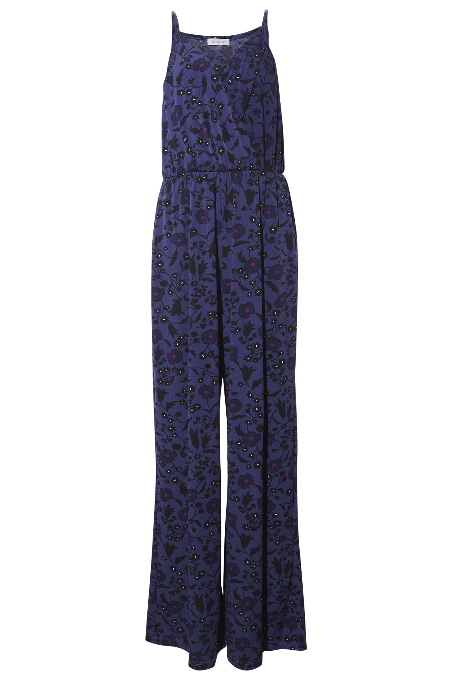 Floral Sleeveless Jumpsuit