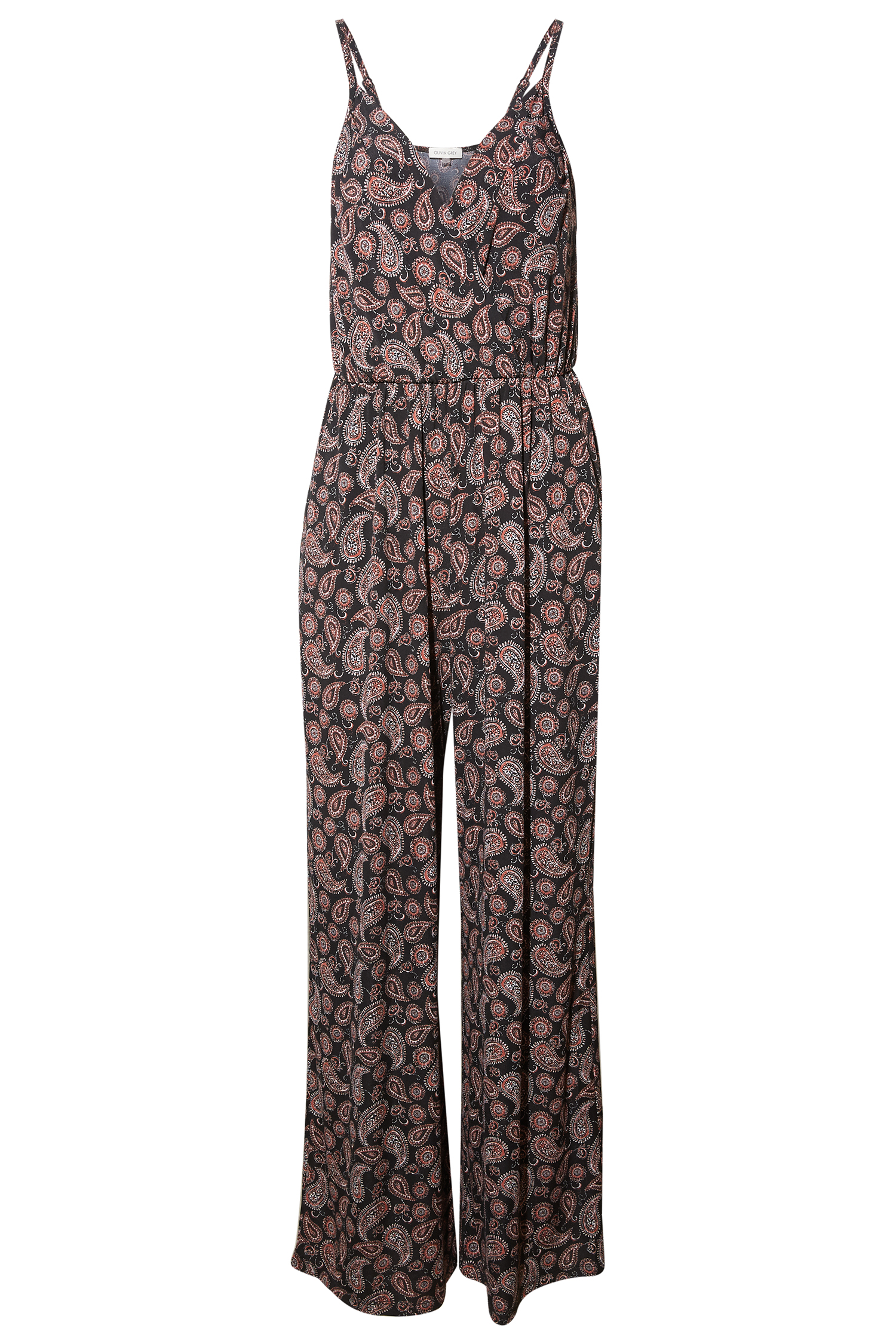 Paisley Print Jumpsuit