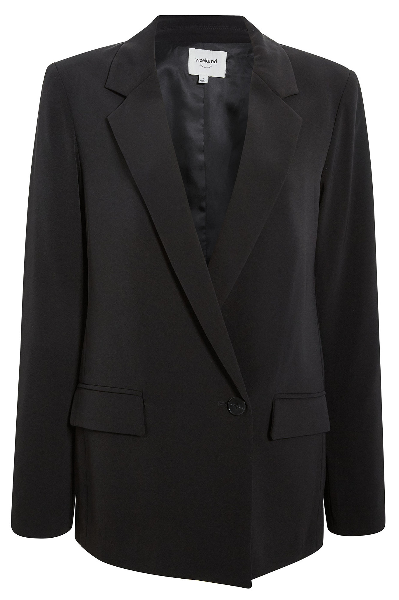 Single Button Front Blazer