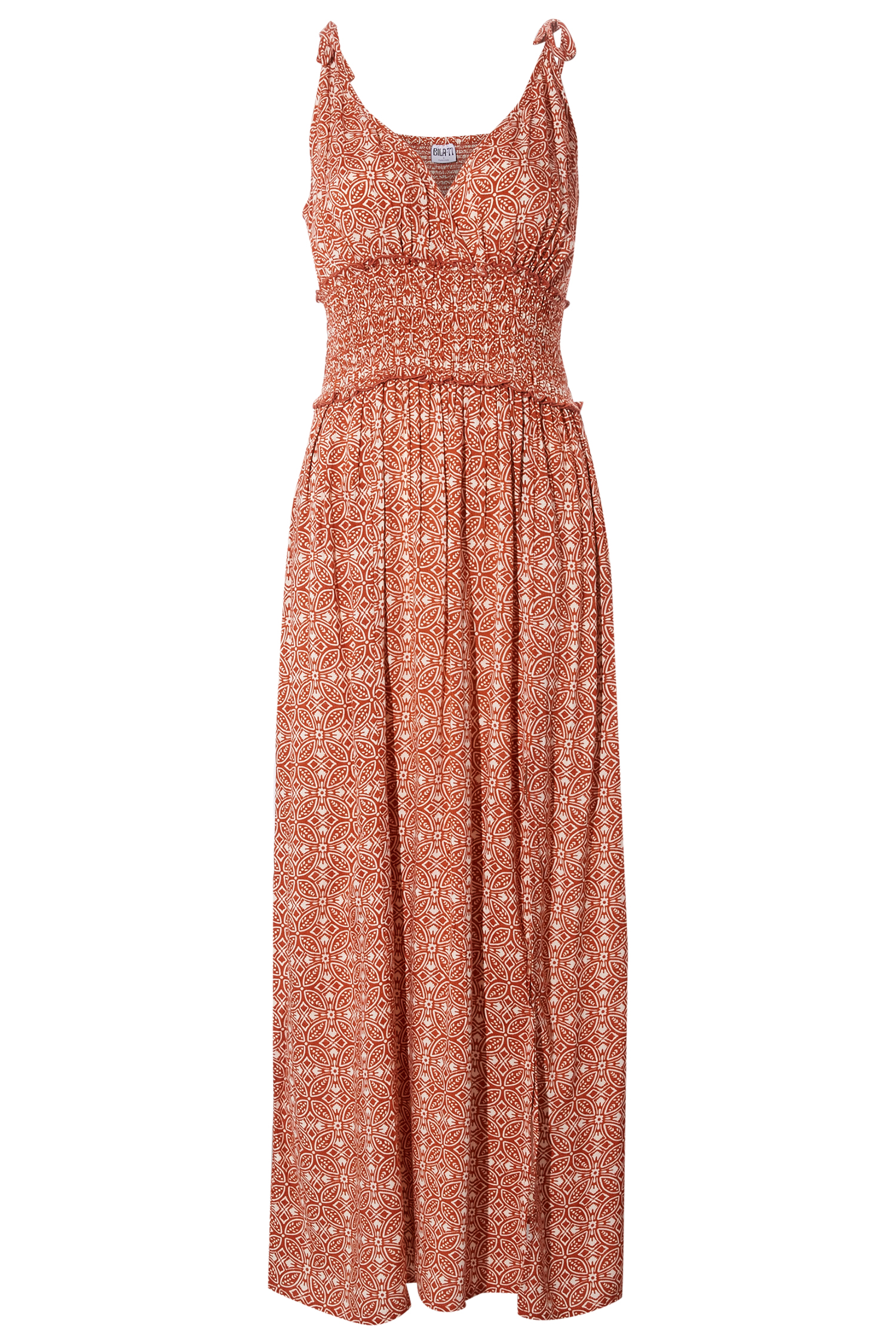 Tie Strap Midi Dress