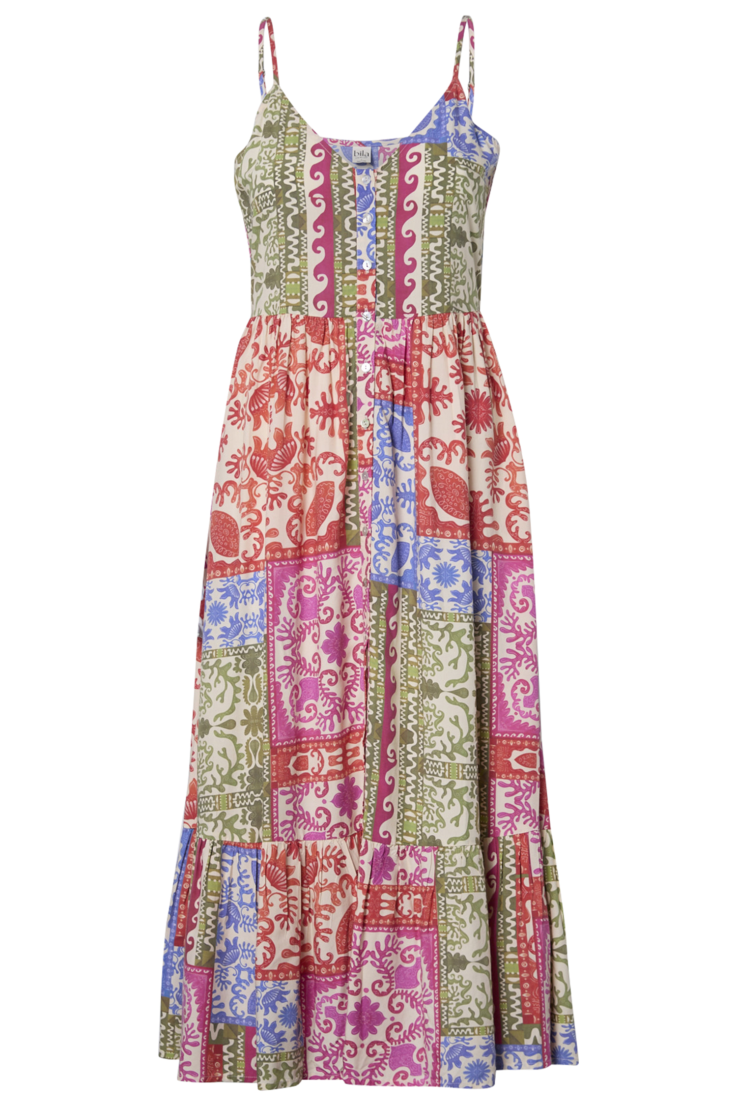 Printed Midi Dress
