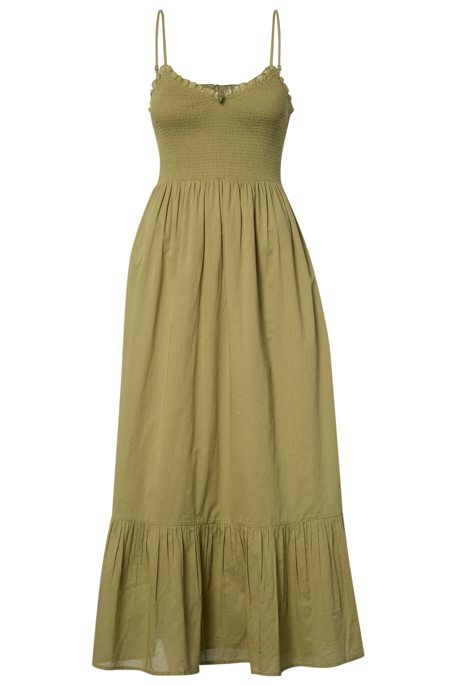 Smocked Midi Dress