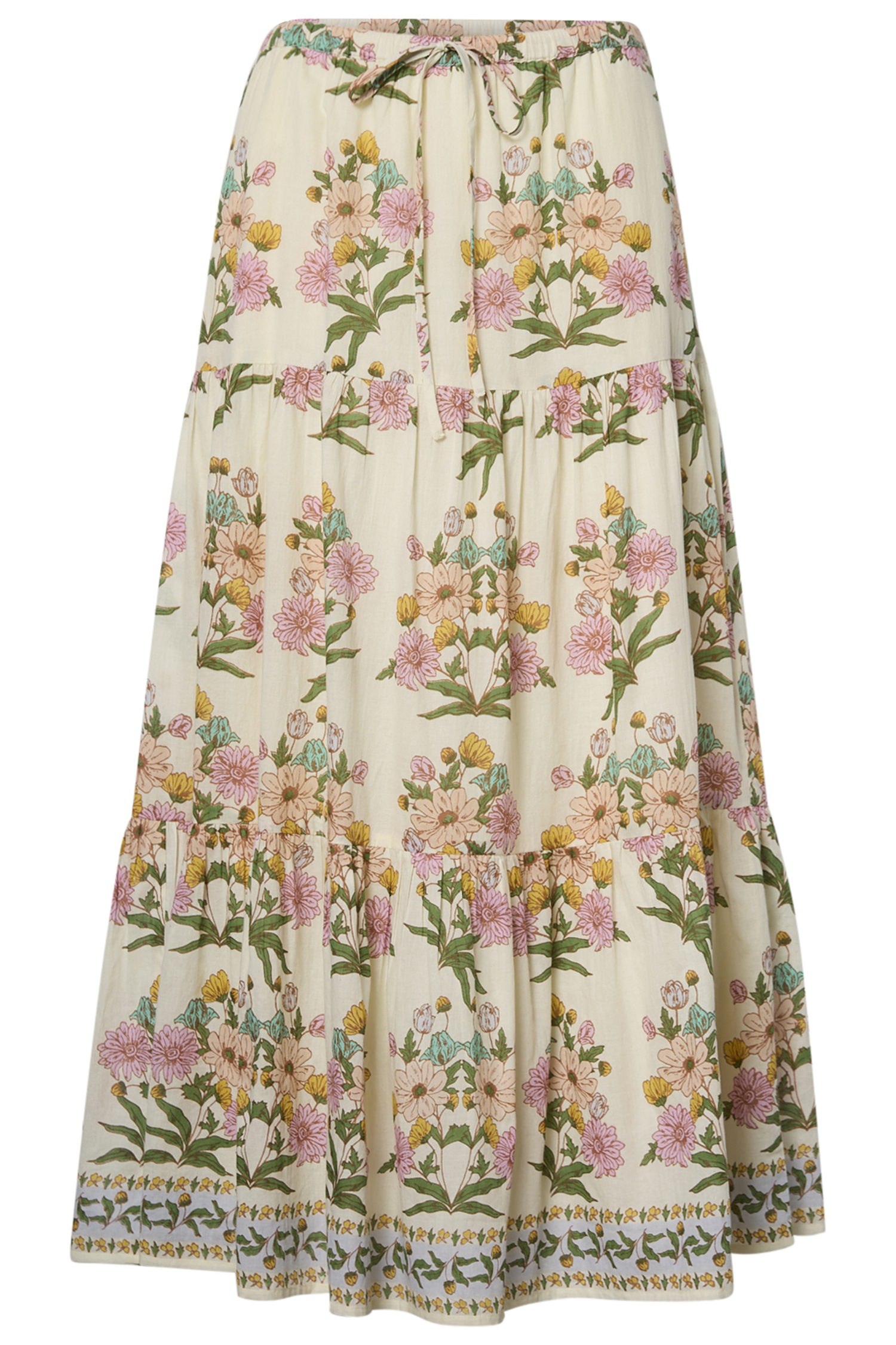 Printed Midi Skirt
