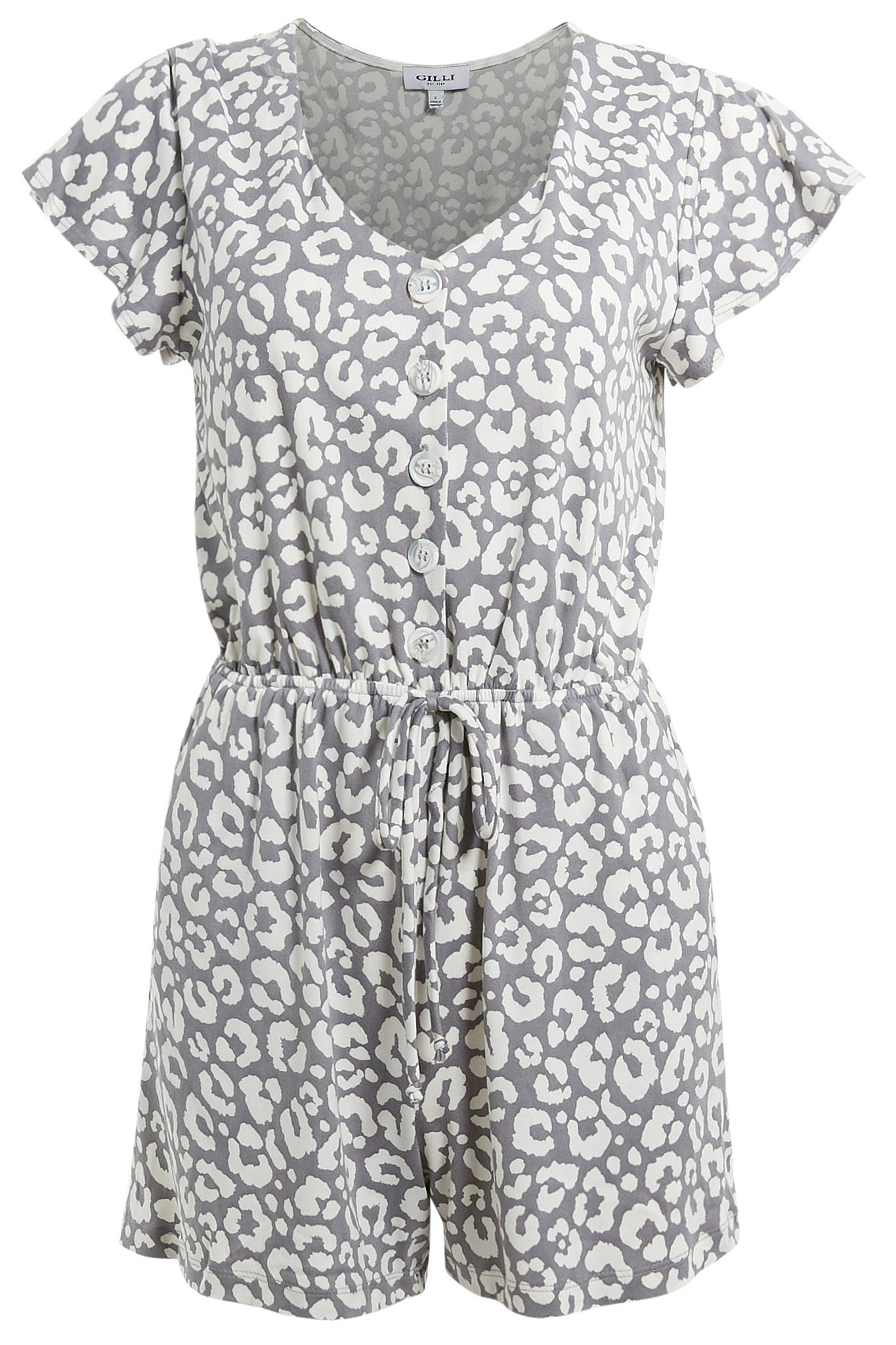 Button Front Romper