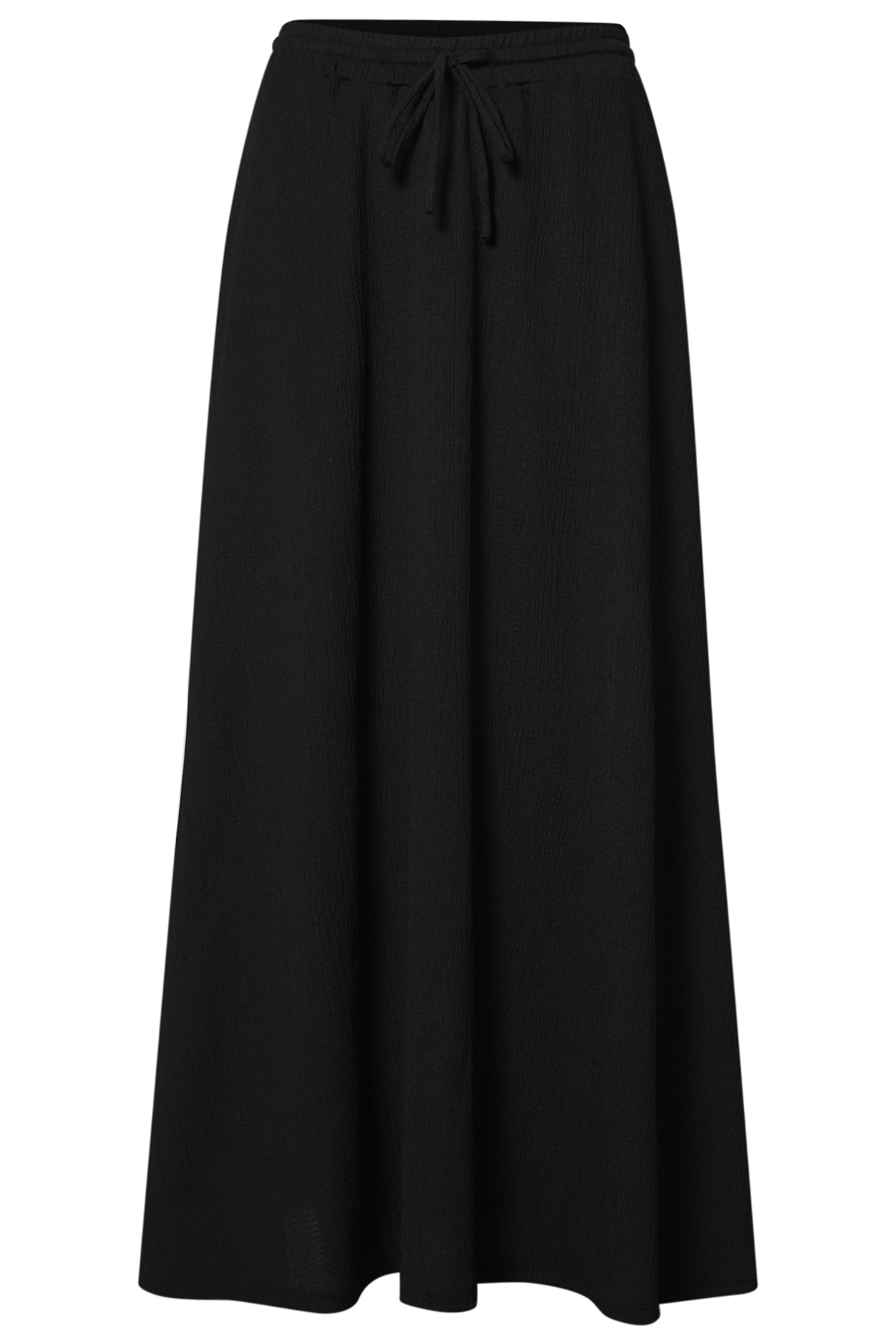 Crinkle A-Line Maxi Skirt