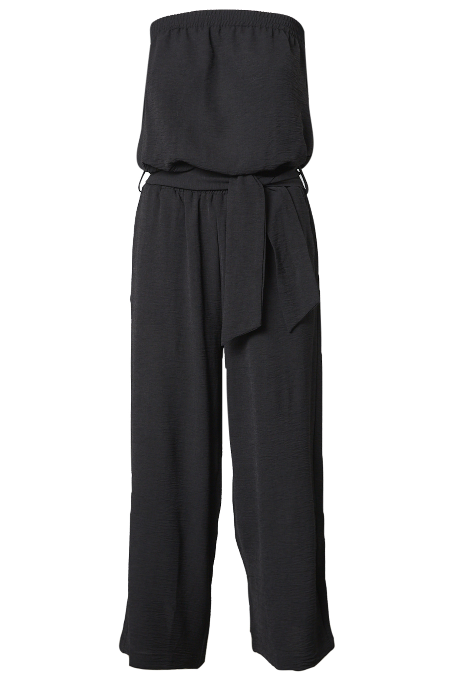 Bishop+Young Sleeveless Cropped Jumpsuit with Waist Tie