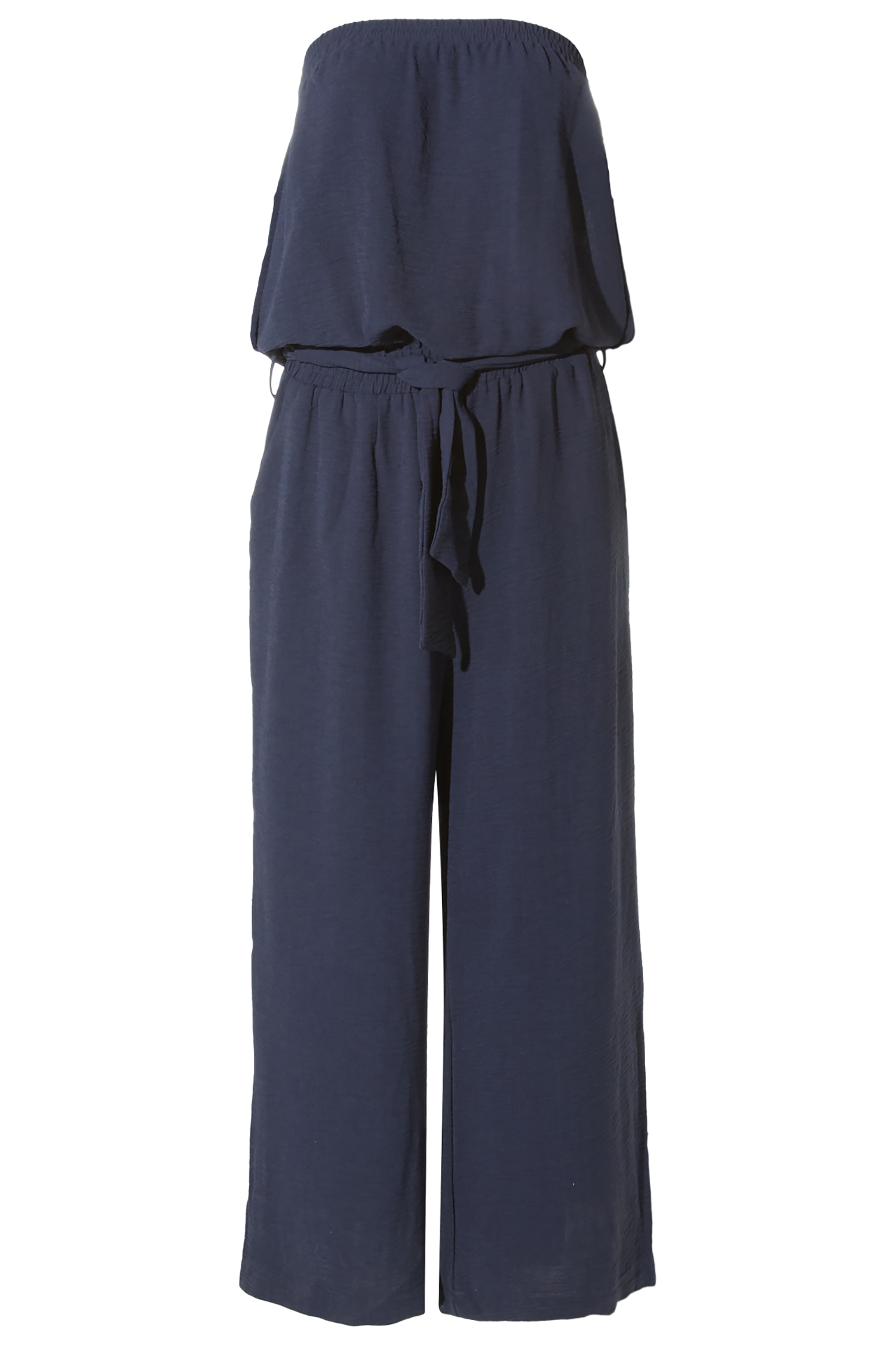 Bishop+Young Sleeveless Cropped Jumpsuit with Waist Tie