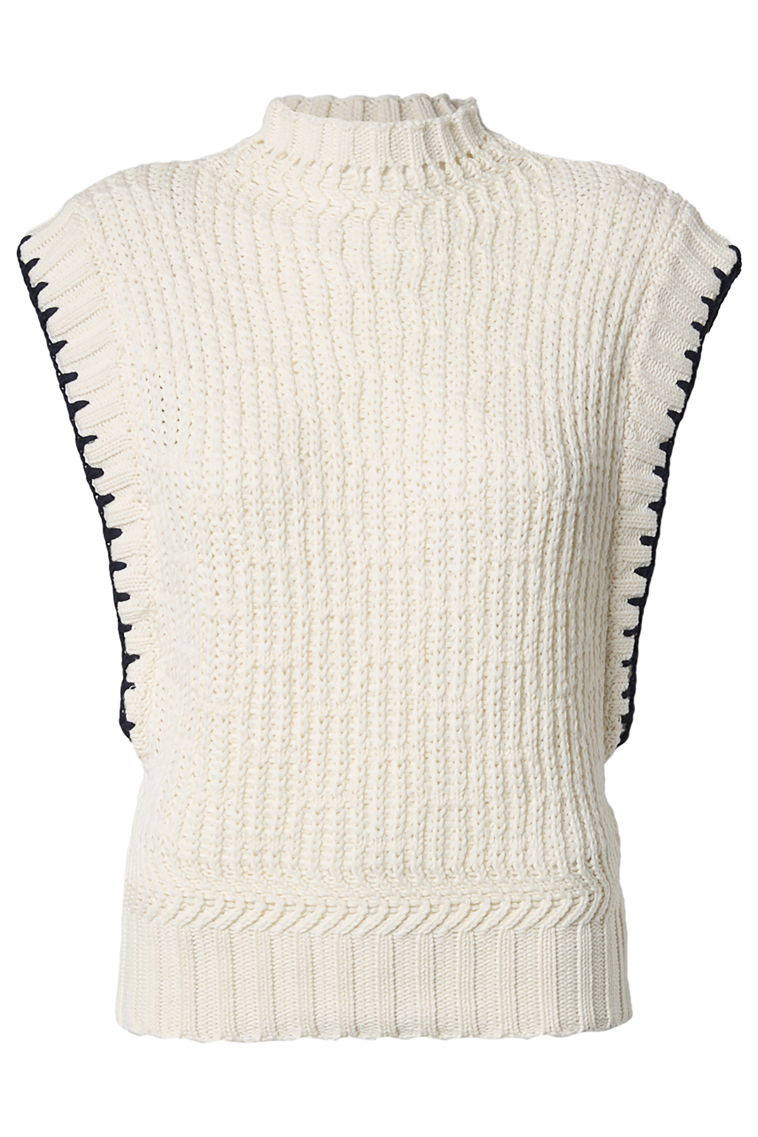 Bishop & Young Mock Neck Knit Sweater