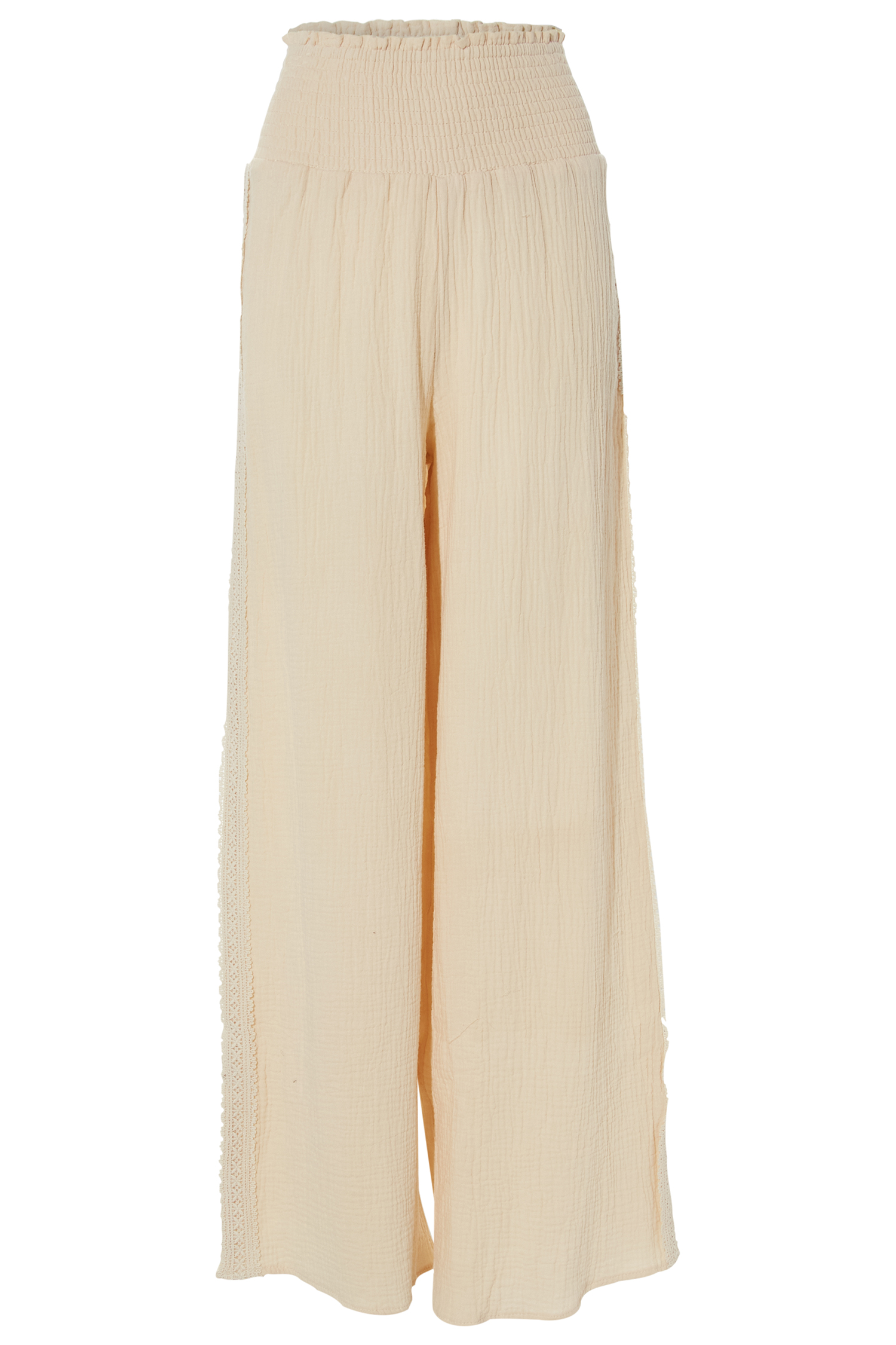 Bishop + Young High Rise Wide Leg Gauze Pants