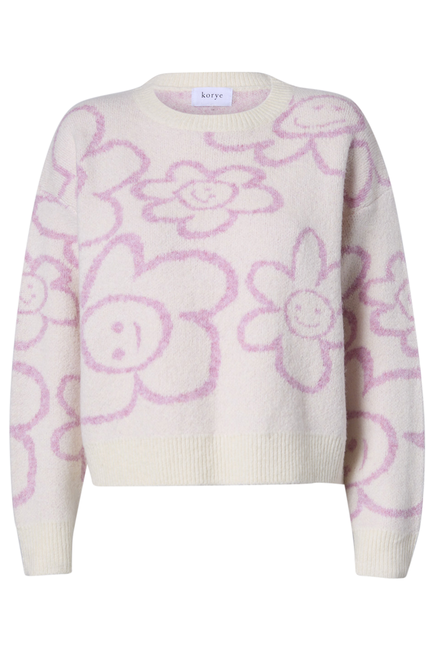 Smiley Flower Pullover