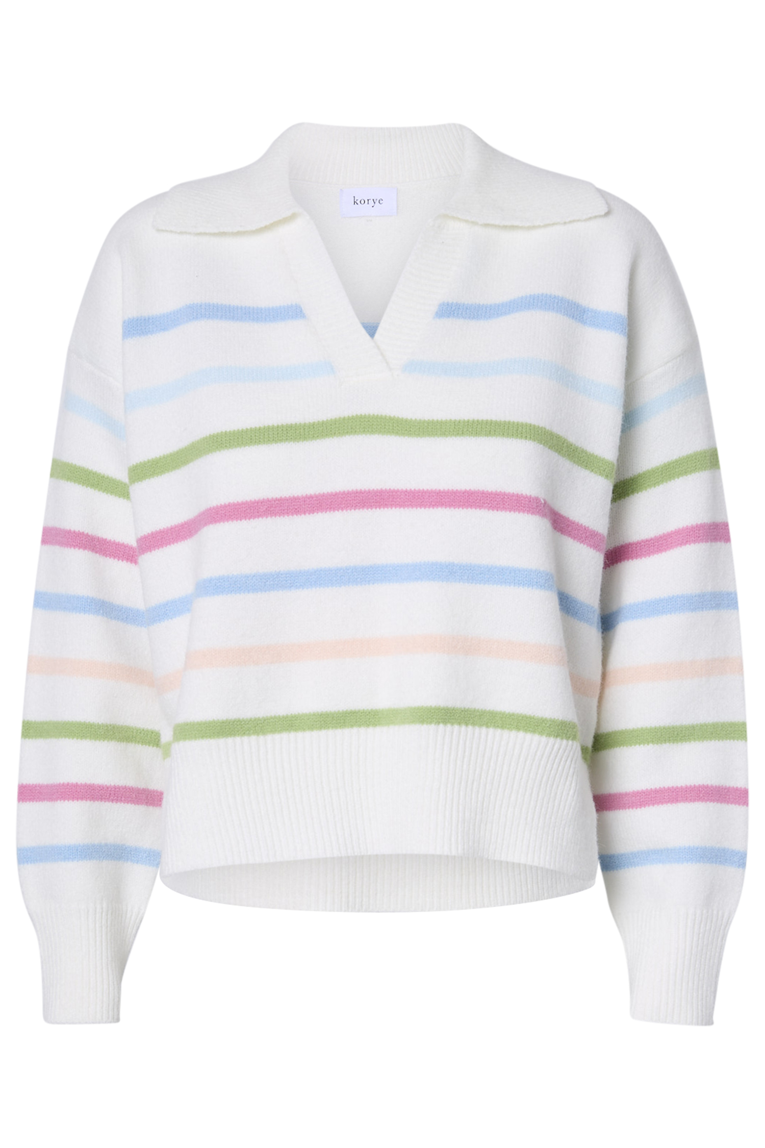 Striped Collared Long Sleeve