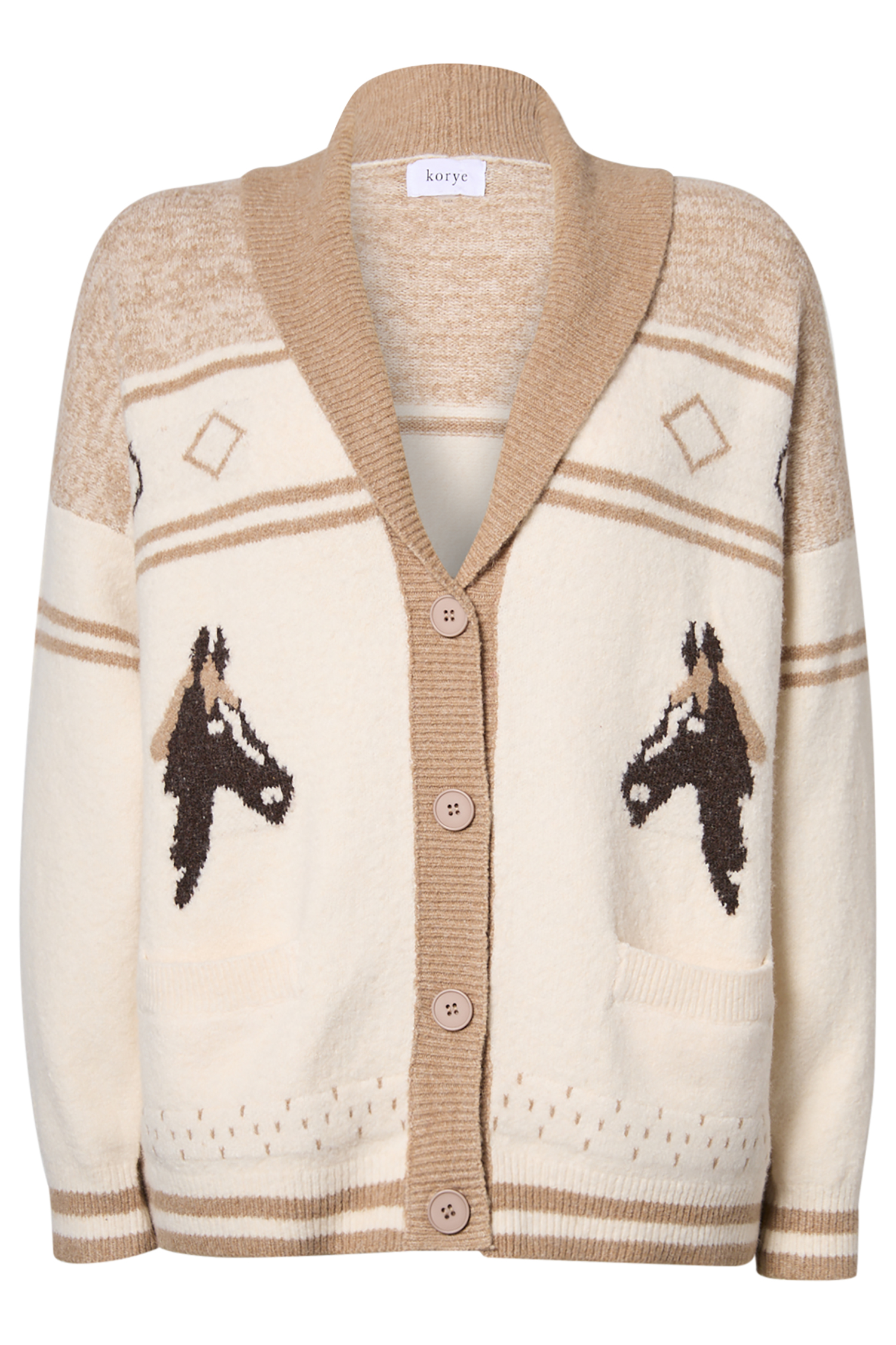 Horse Printed Cardigan